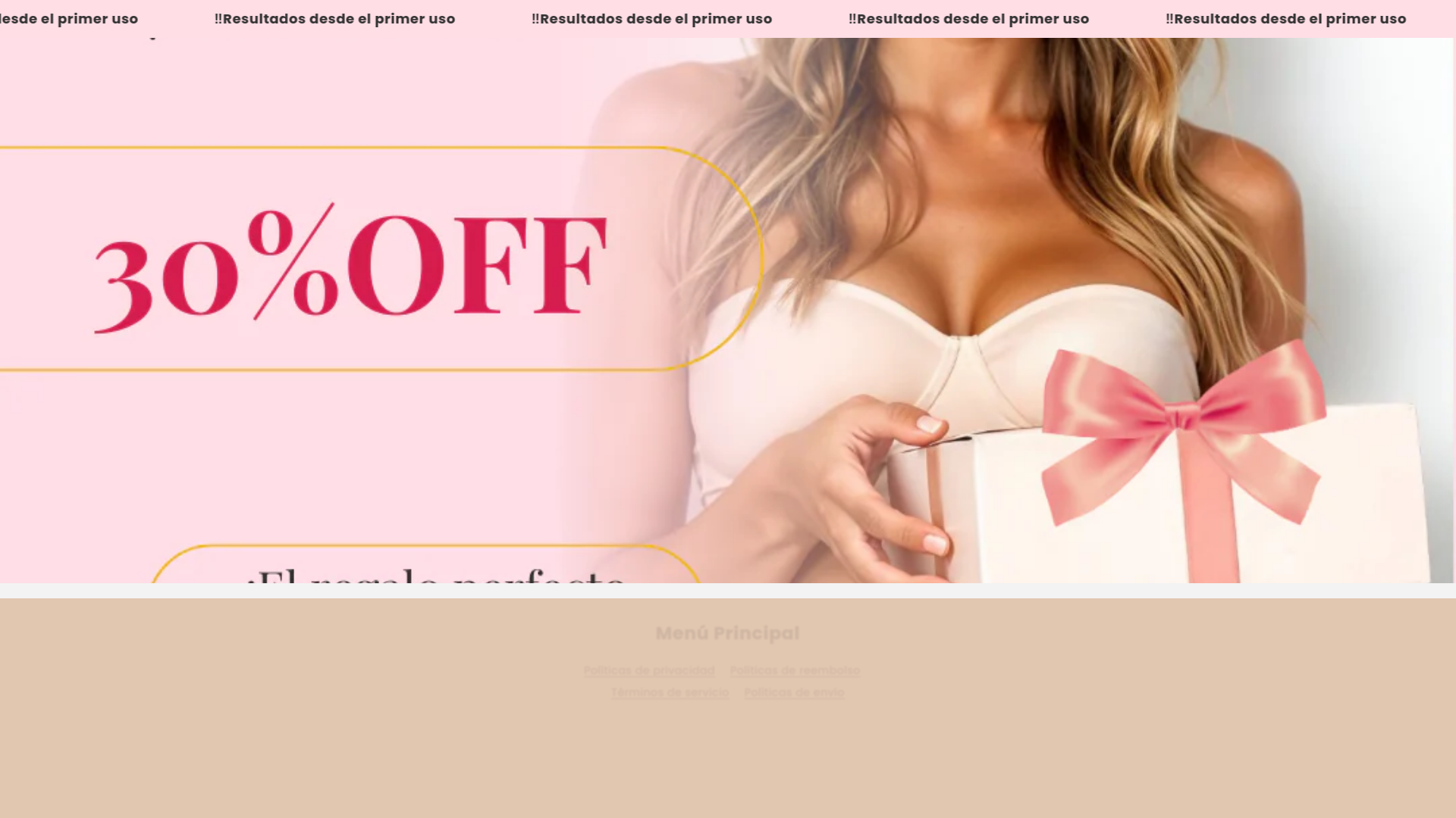 website screenshot of https://tiendalatiino.shop/