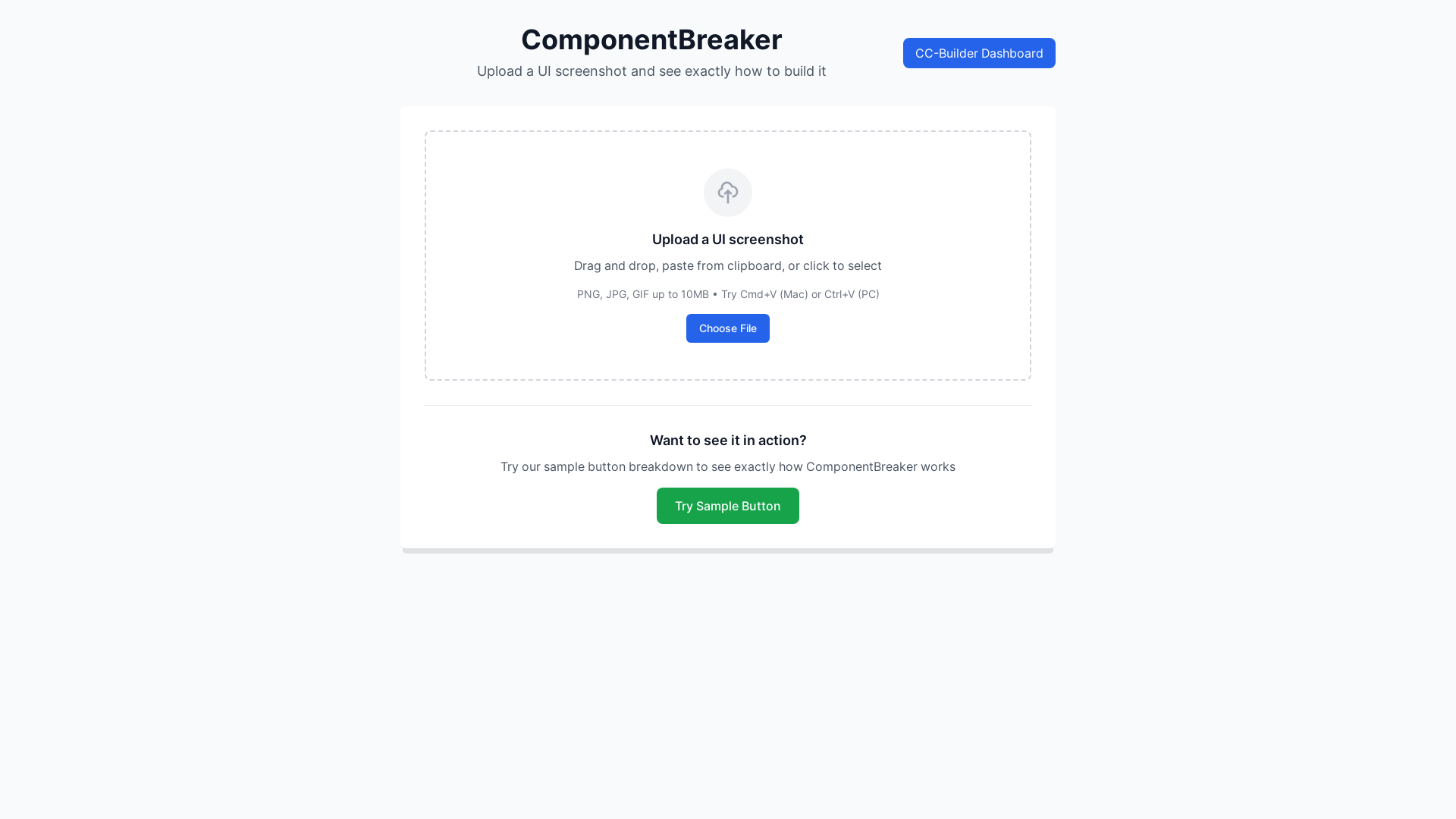 website screenshot of https://component-breaker.pages.dev/