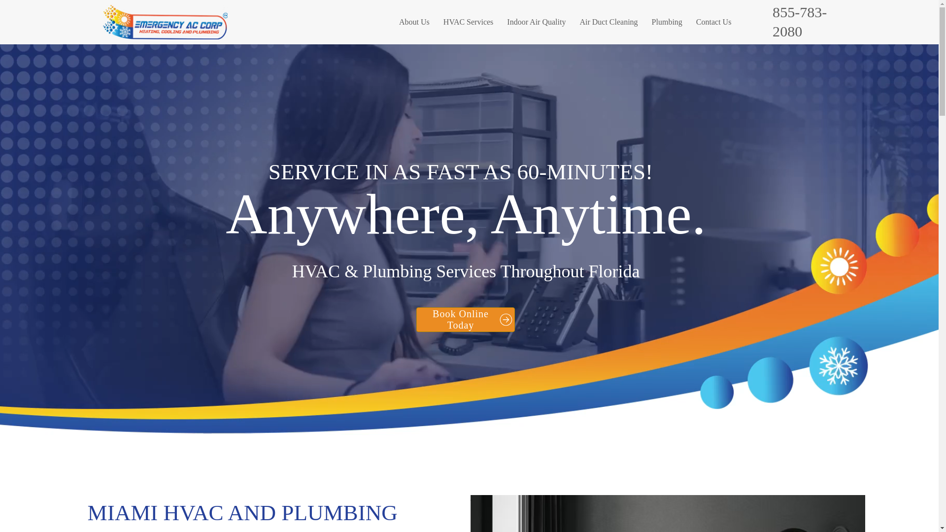 website screenshot of https://emergencyacrepaircompany.com/
