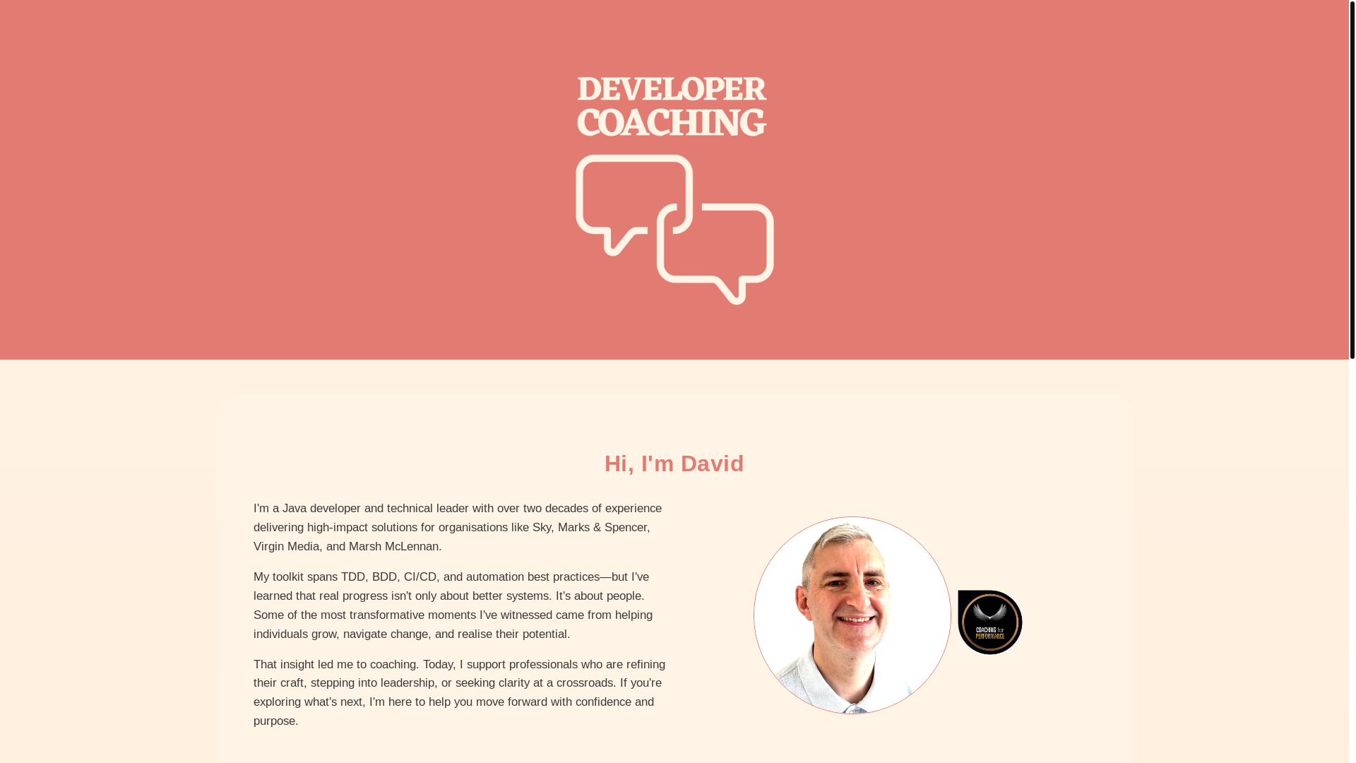 website screenshot of https://developercoaching.co.uk/