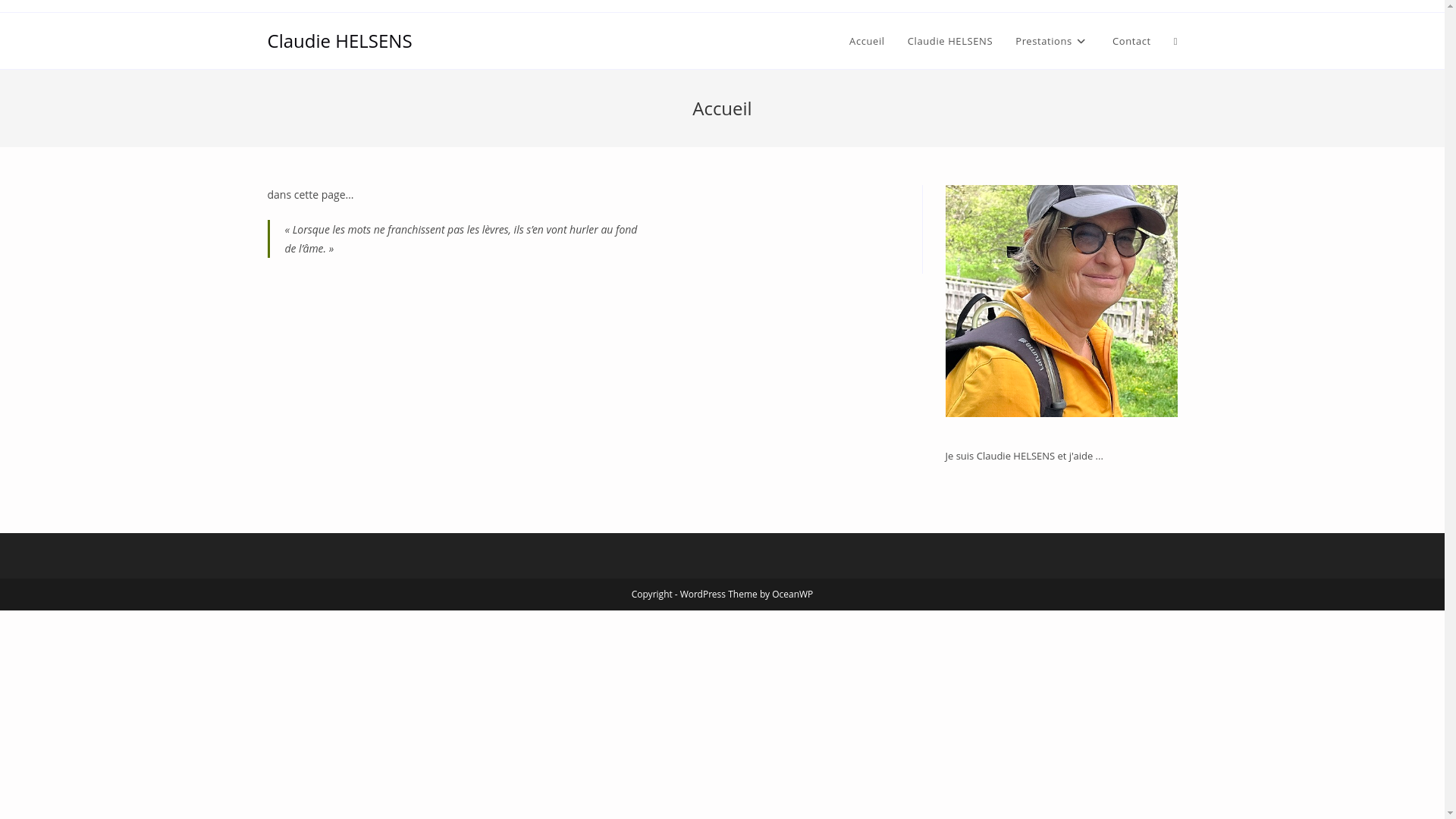 website screenshot of https://claudie-mediation.com/