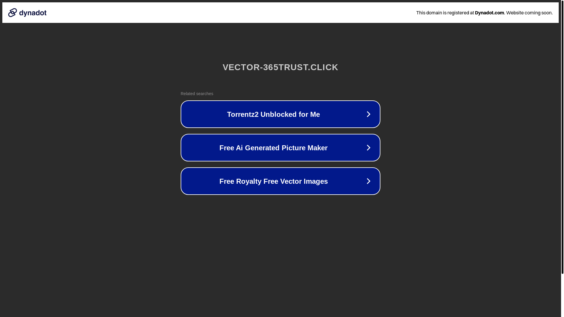 website screenshot of https://vector-365trust.click/