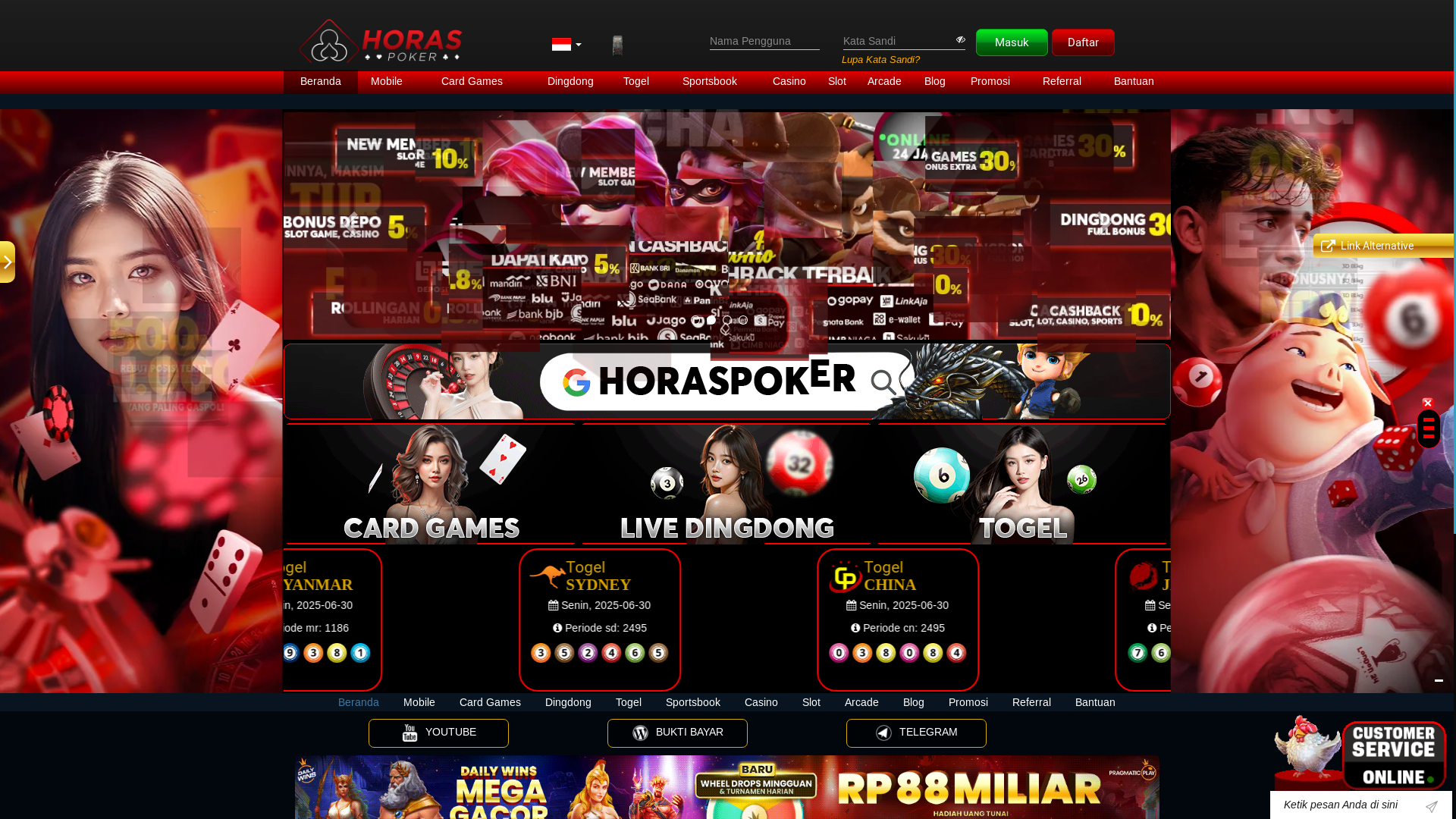 website screenshot of https://horaselam.com/