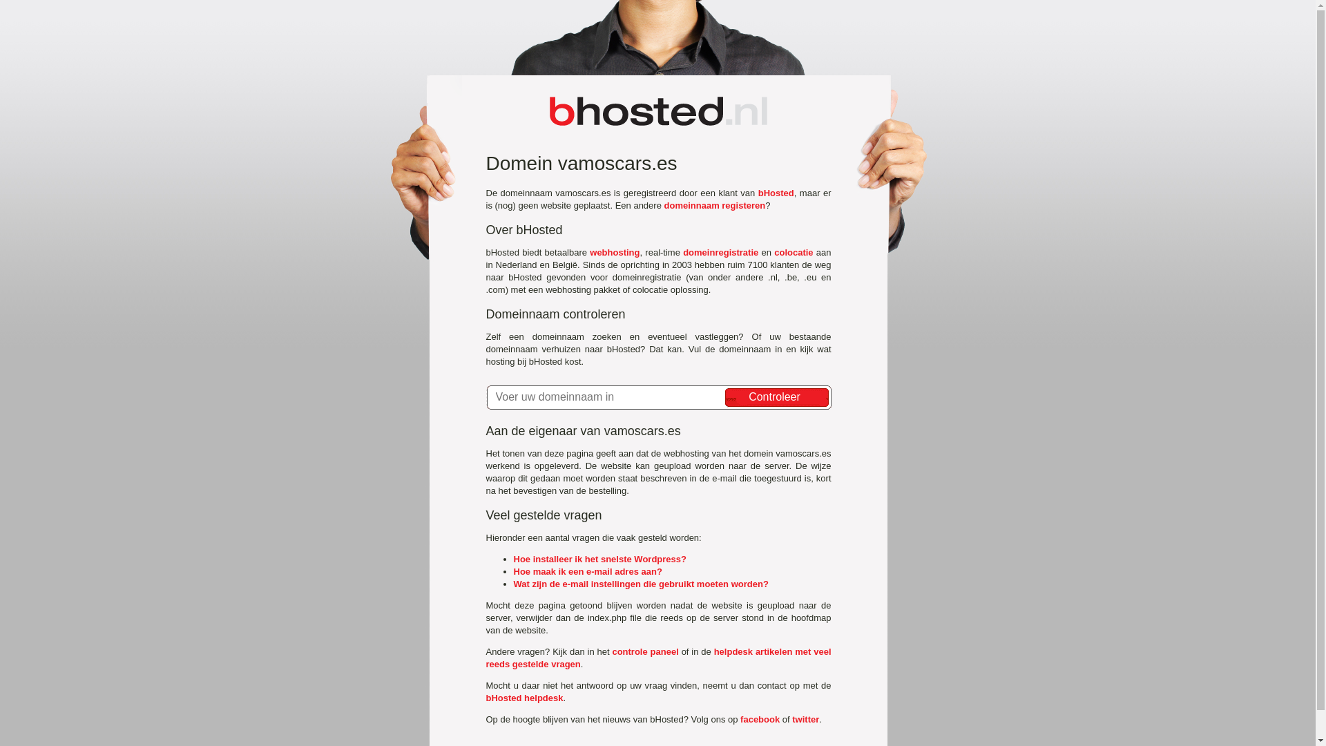 website screenshot of https://vamoscars.es/