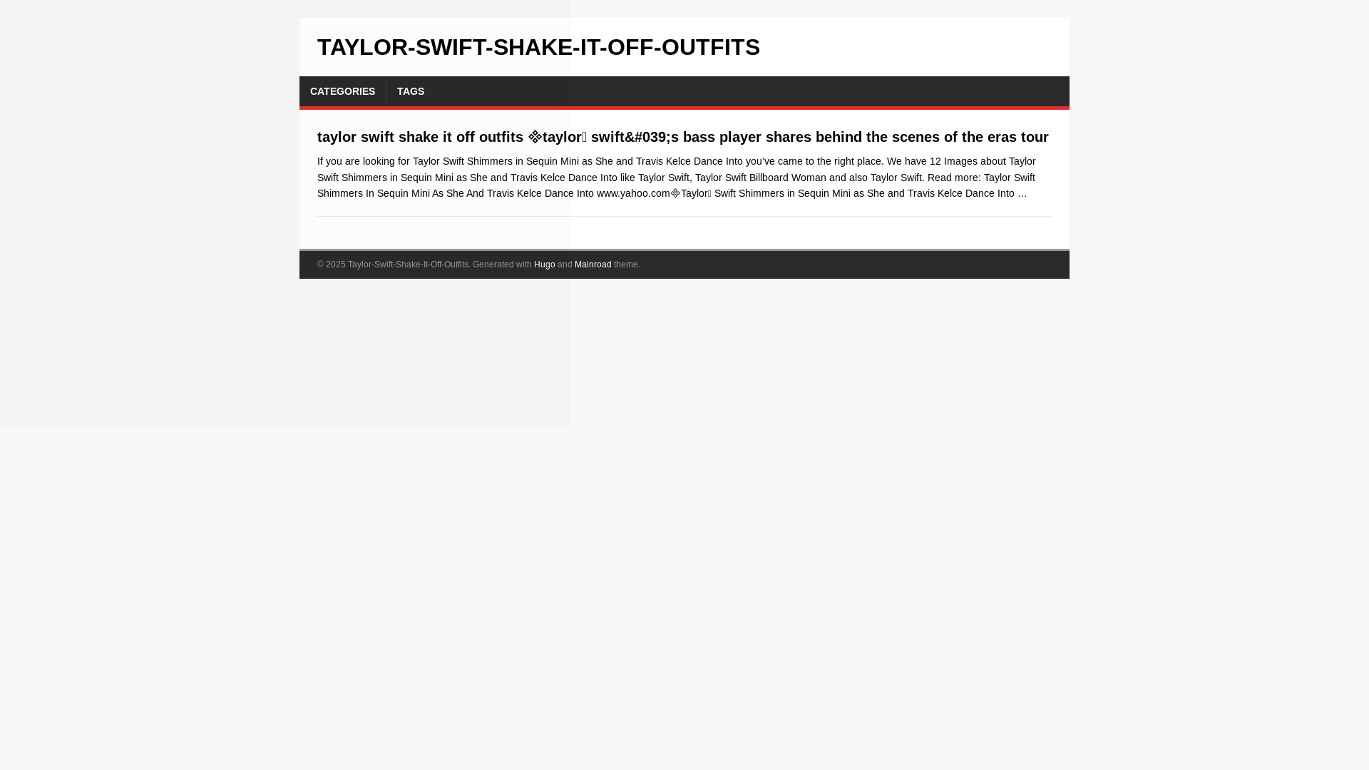 website screenshot of https://taylor-swift-shake-it-off-outfits.pages.dev/