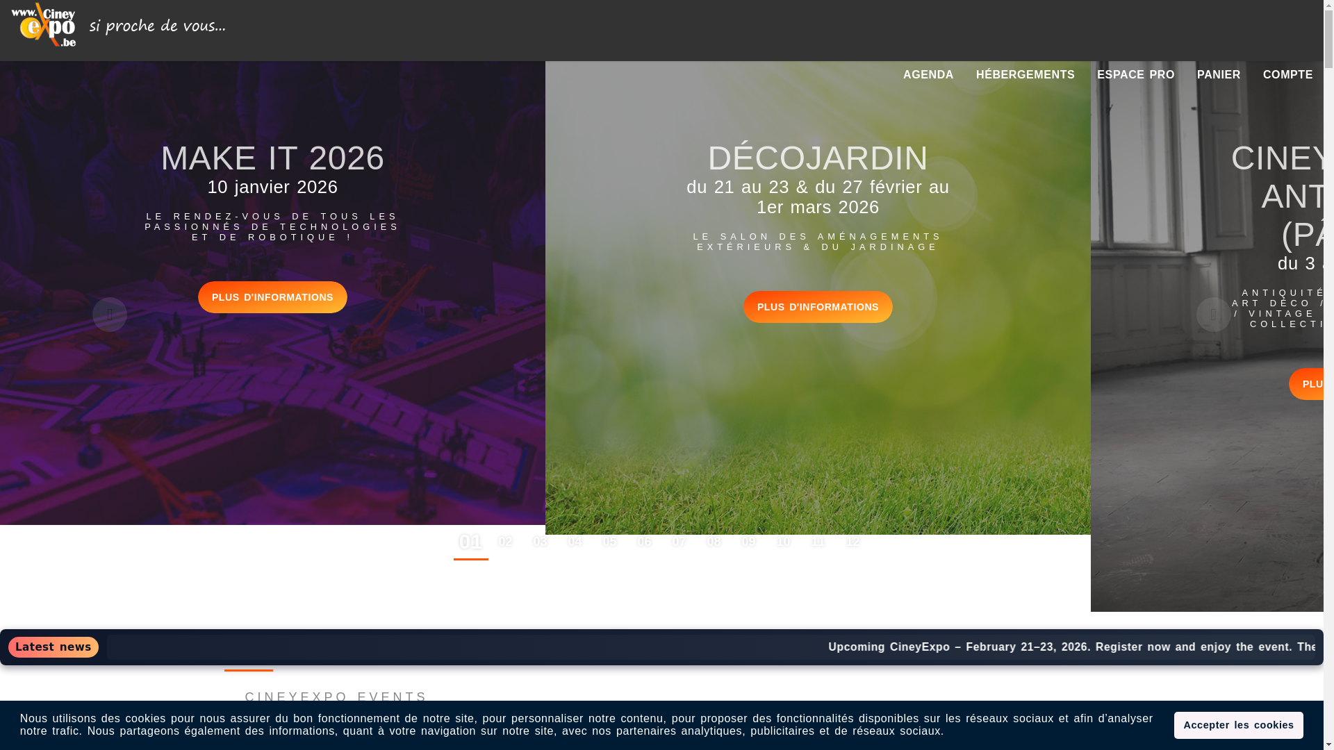 website screenshot of https://cineyexpo.info/