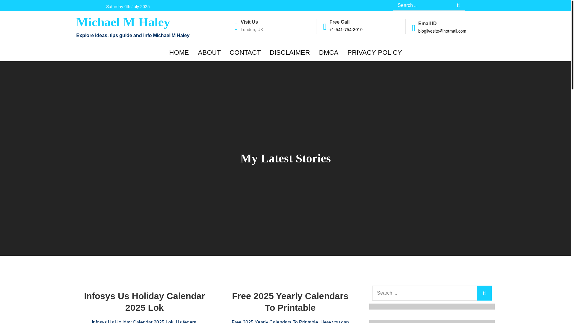 website screenshot of https://michaelmhaleyf.pages.dev/