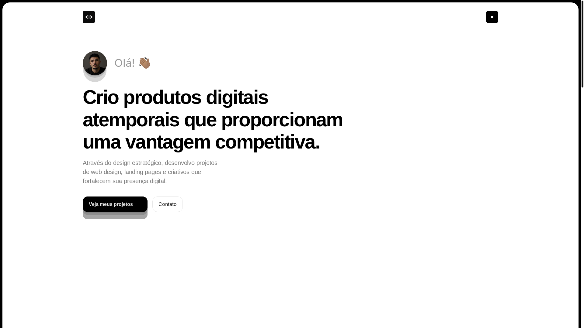 website screenshot of https://miguelmoraes.xyz/