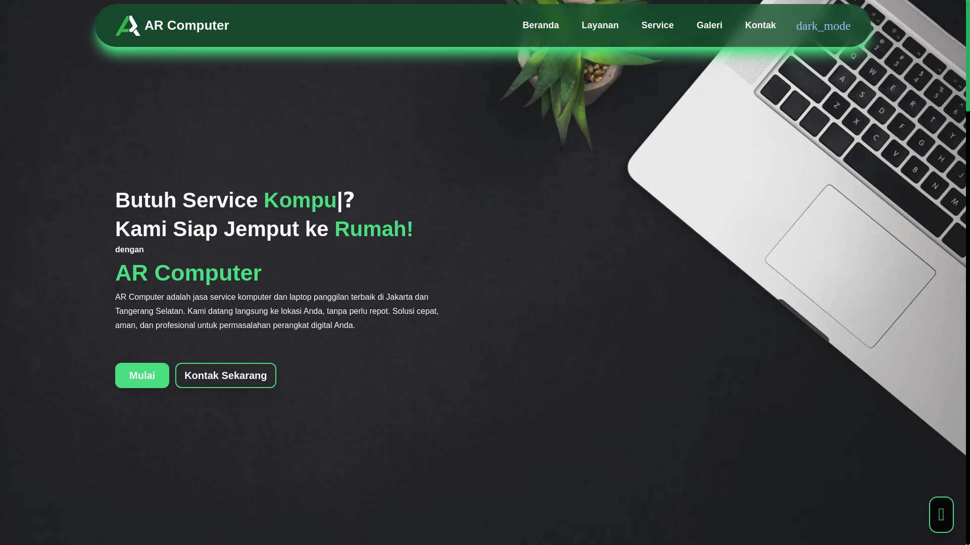 website screenshot of https://arcomputer.pages.dev/
