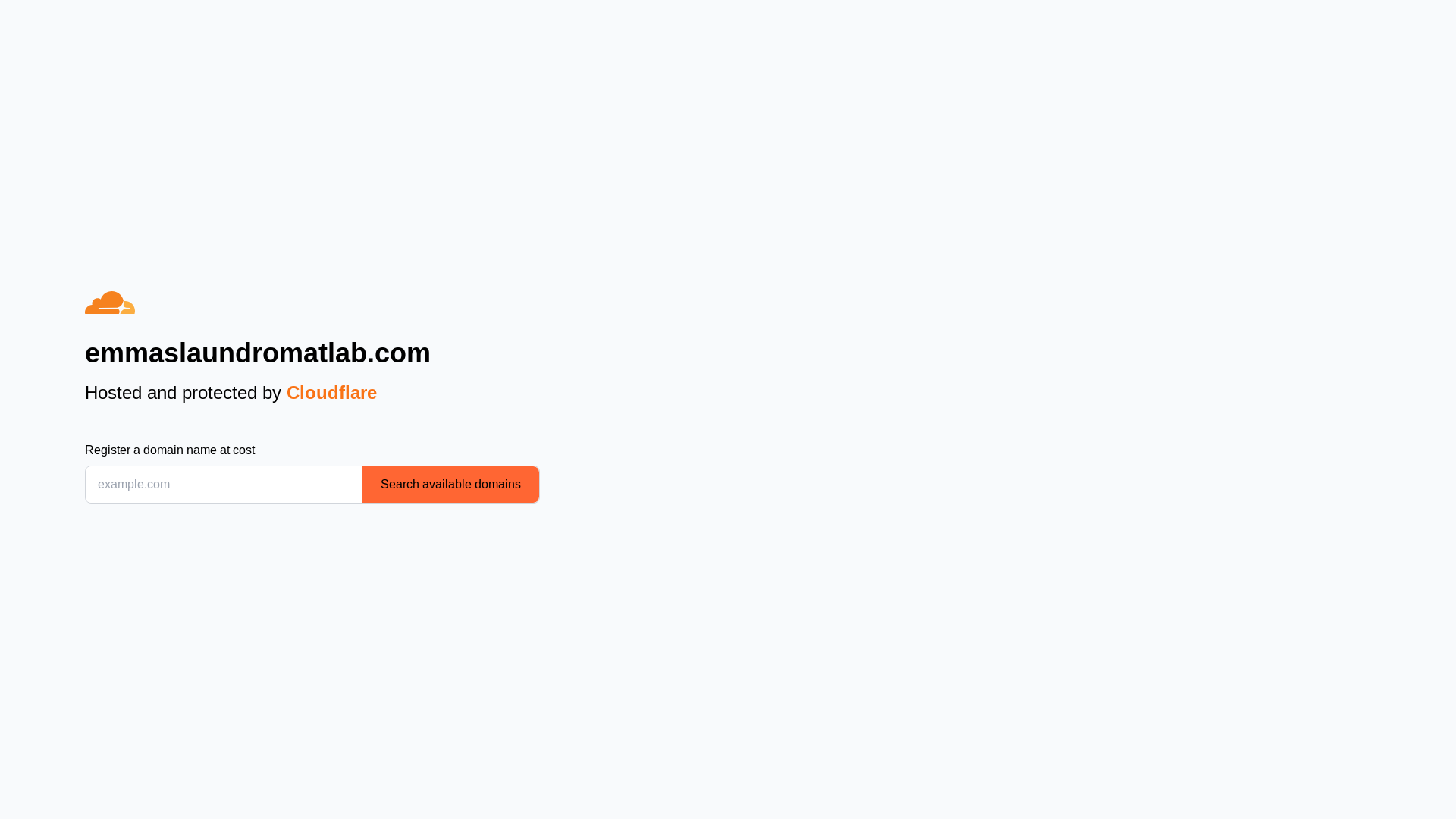 website screenshot of https://emmaslaundromatlab.com/