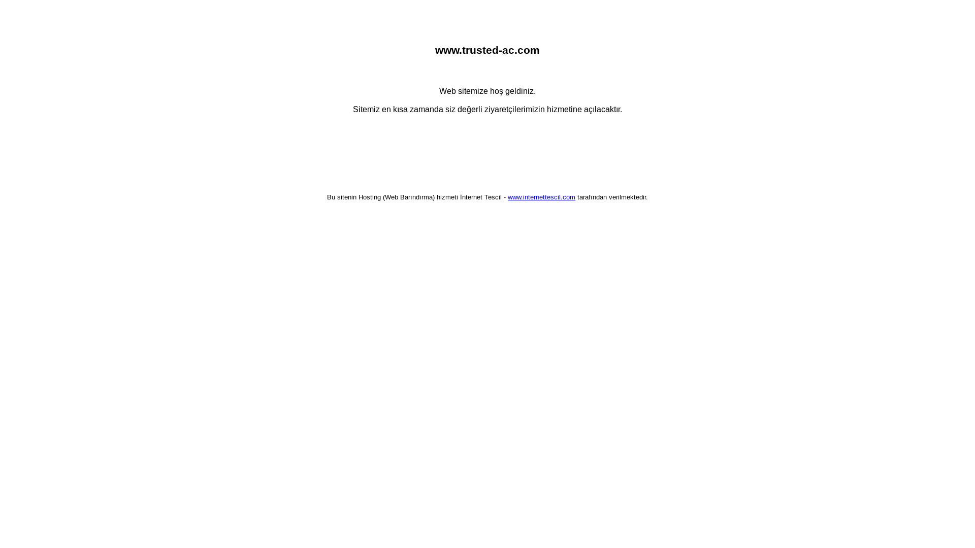 website screenshot of https://trusted-ac.com/