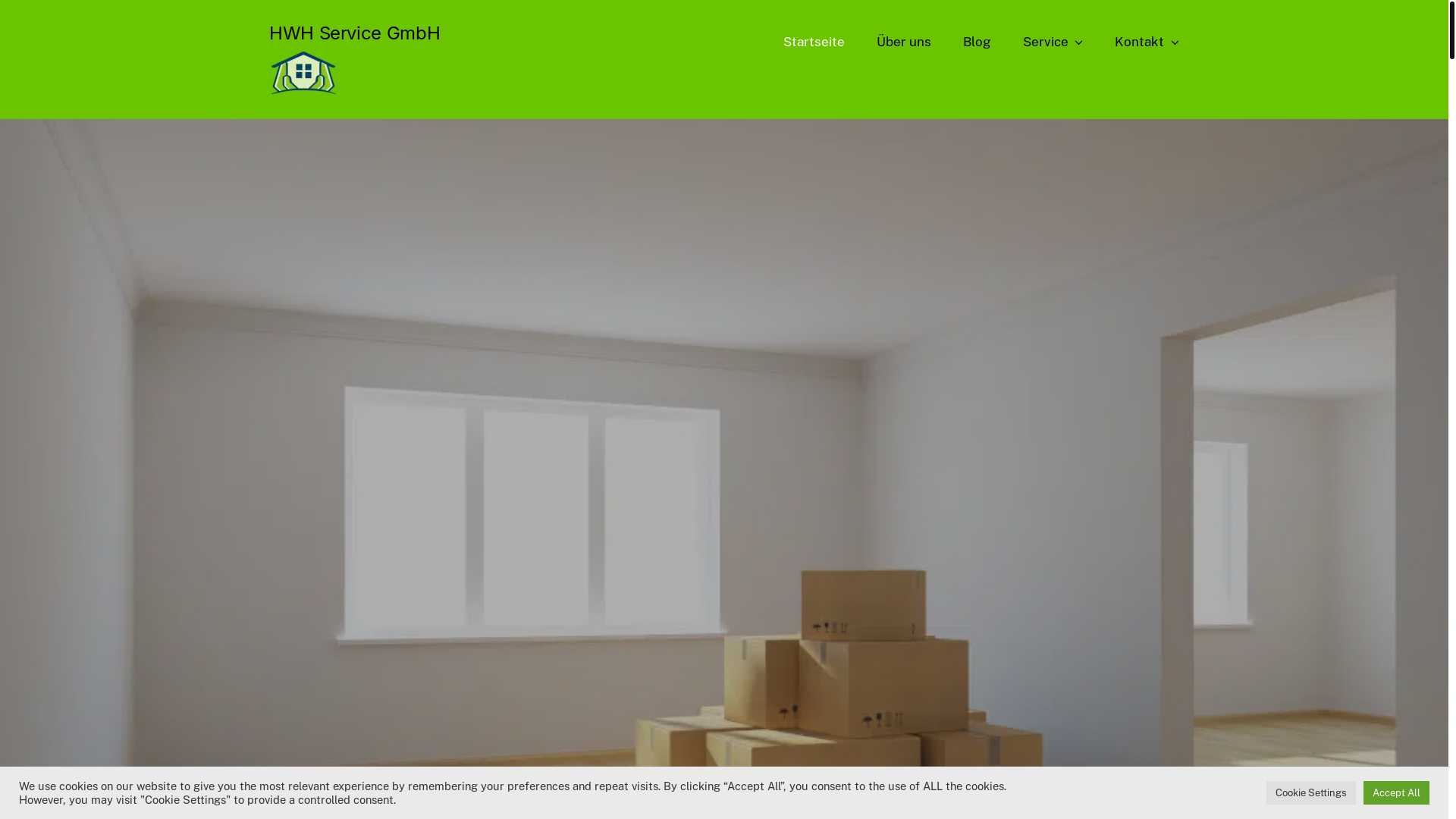 website screenshot of https://hwh-service-gmbh.de/