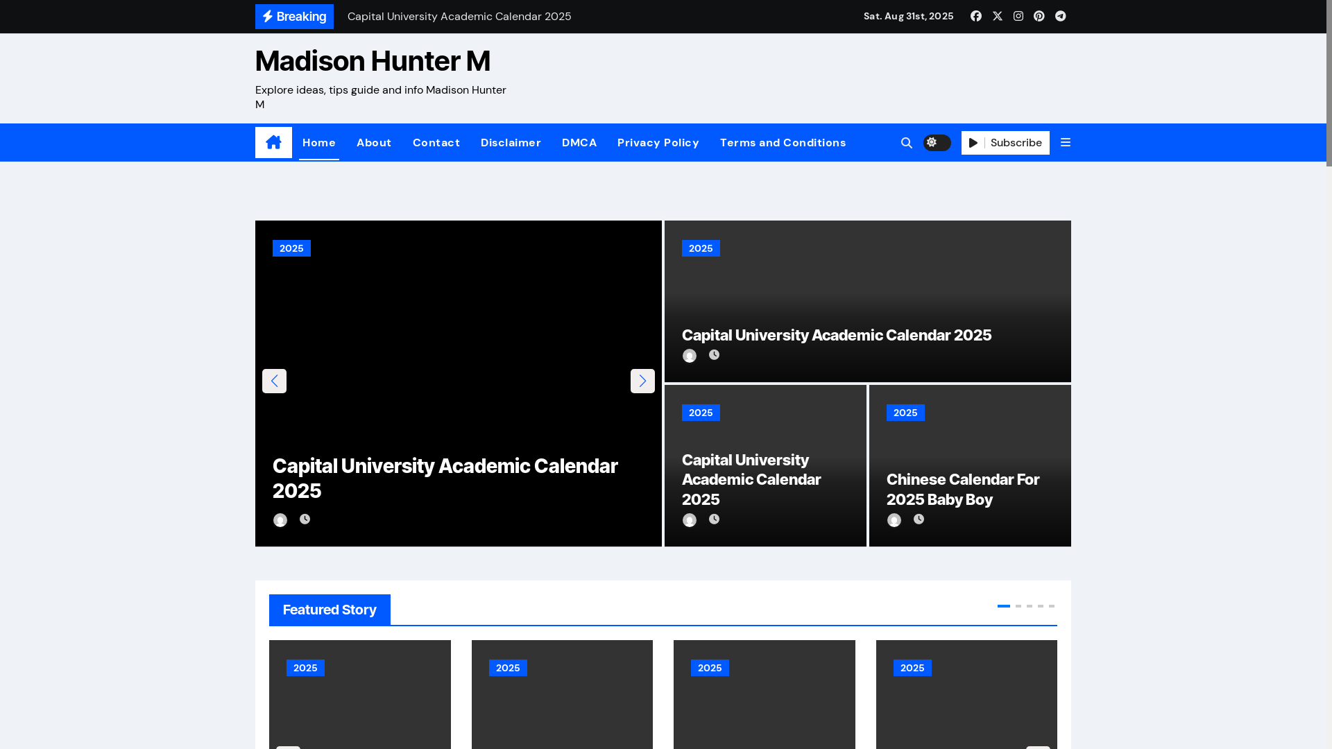 website screenshot of https://madisonhunterm.pages.dev/