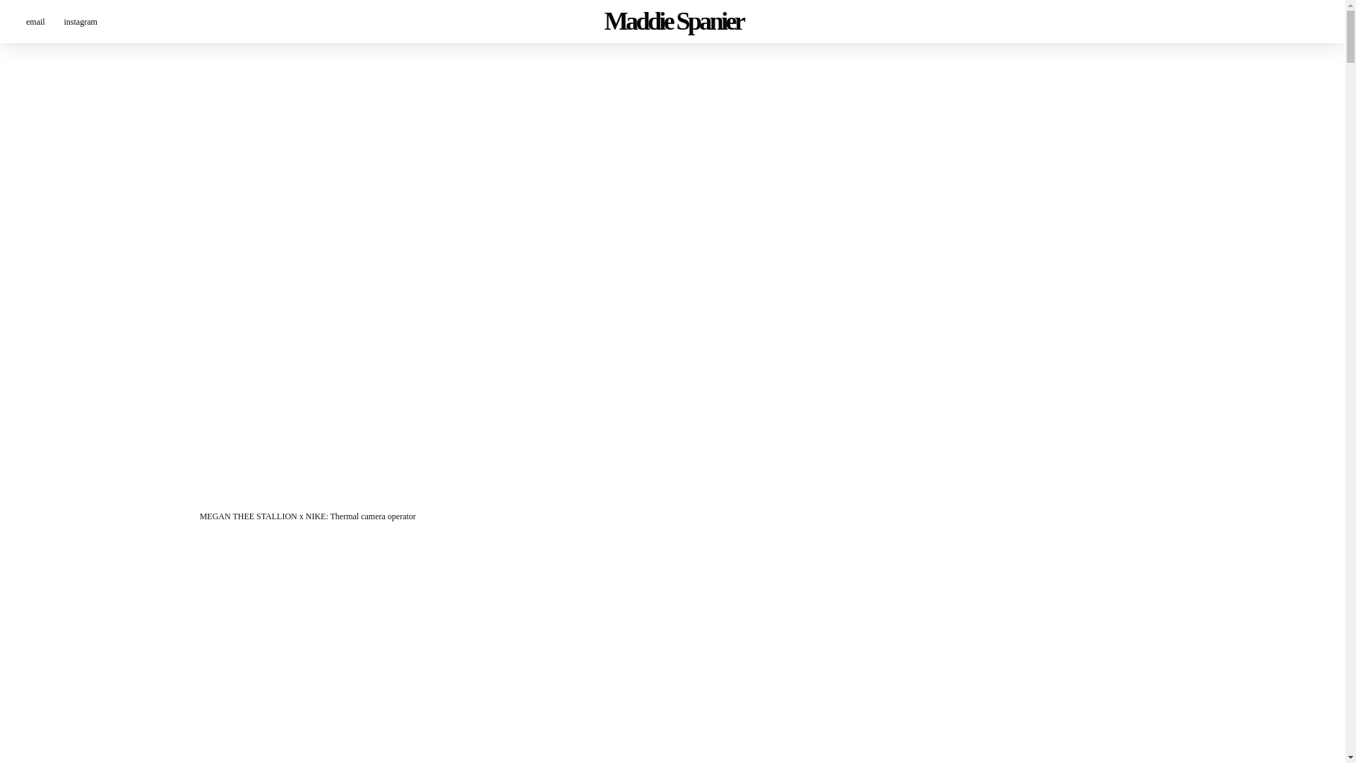 website screenshot of https://maddiespanier.com/