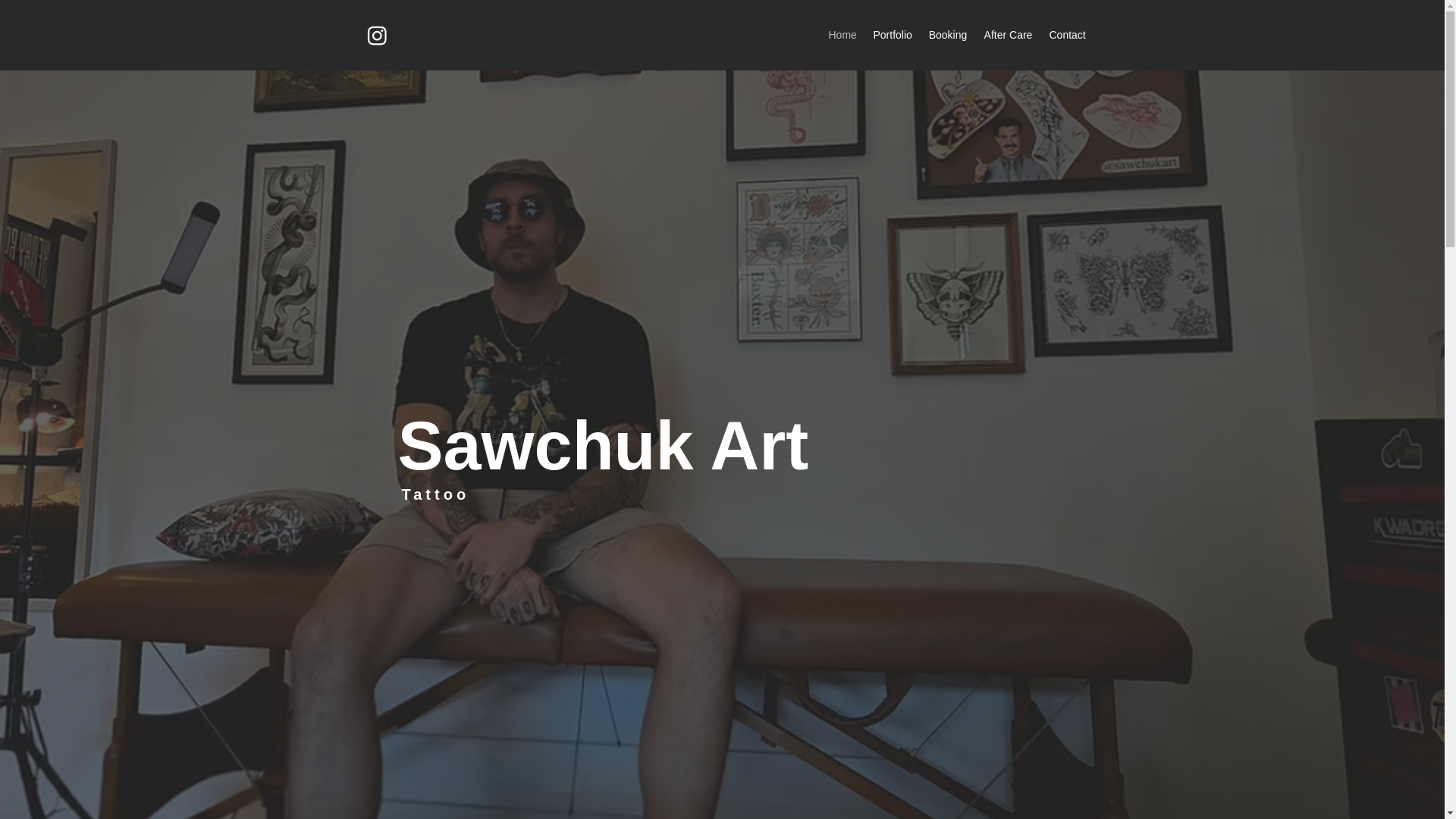 website screenshot of https://sawchukart.com/