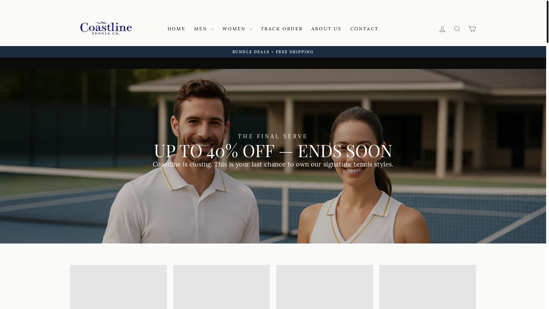website screenshot of https://coastline-tennis.com/