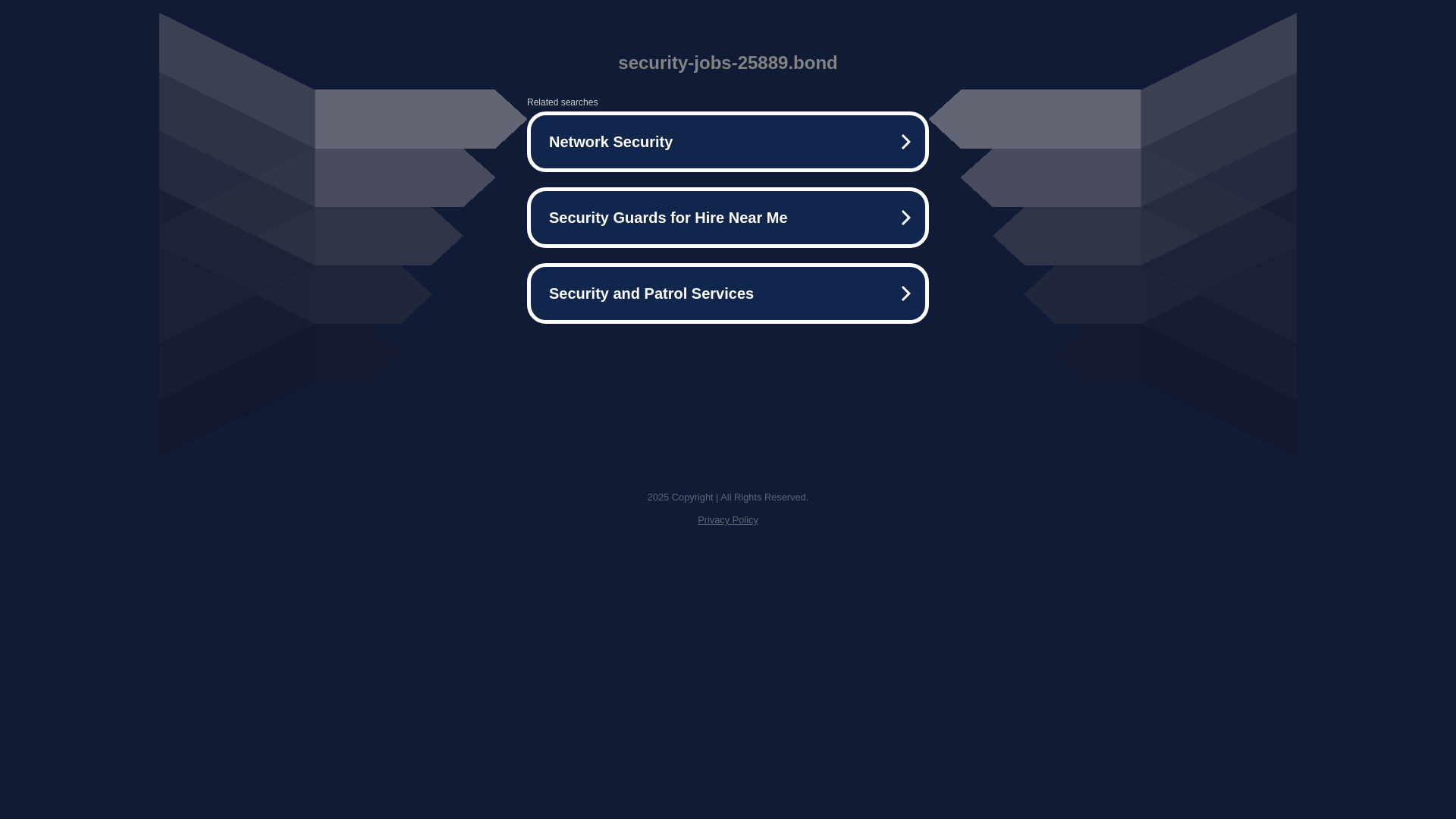 website screenshot of https://security-jobs-25889.bond/