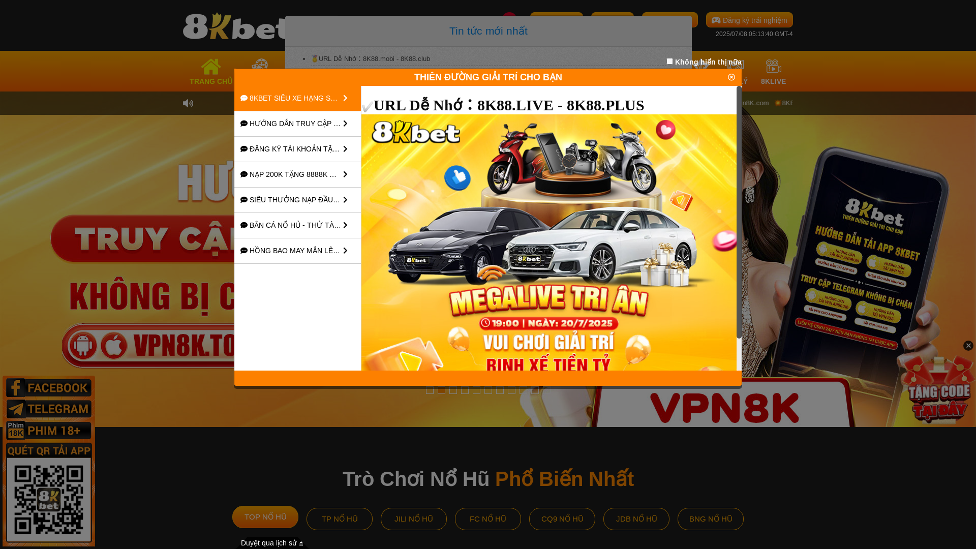 website screenshot of https://ca8k.vip/