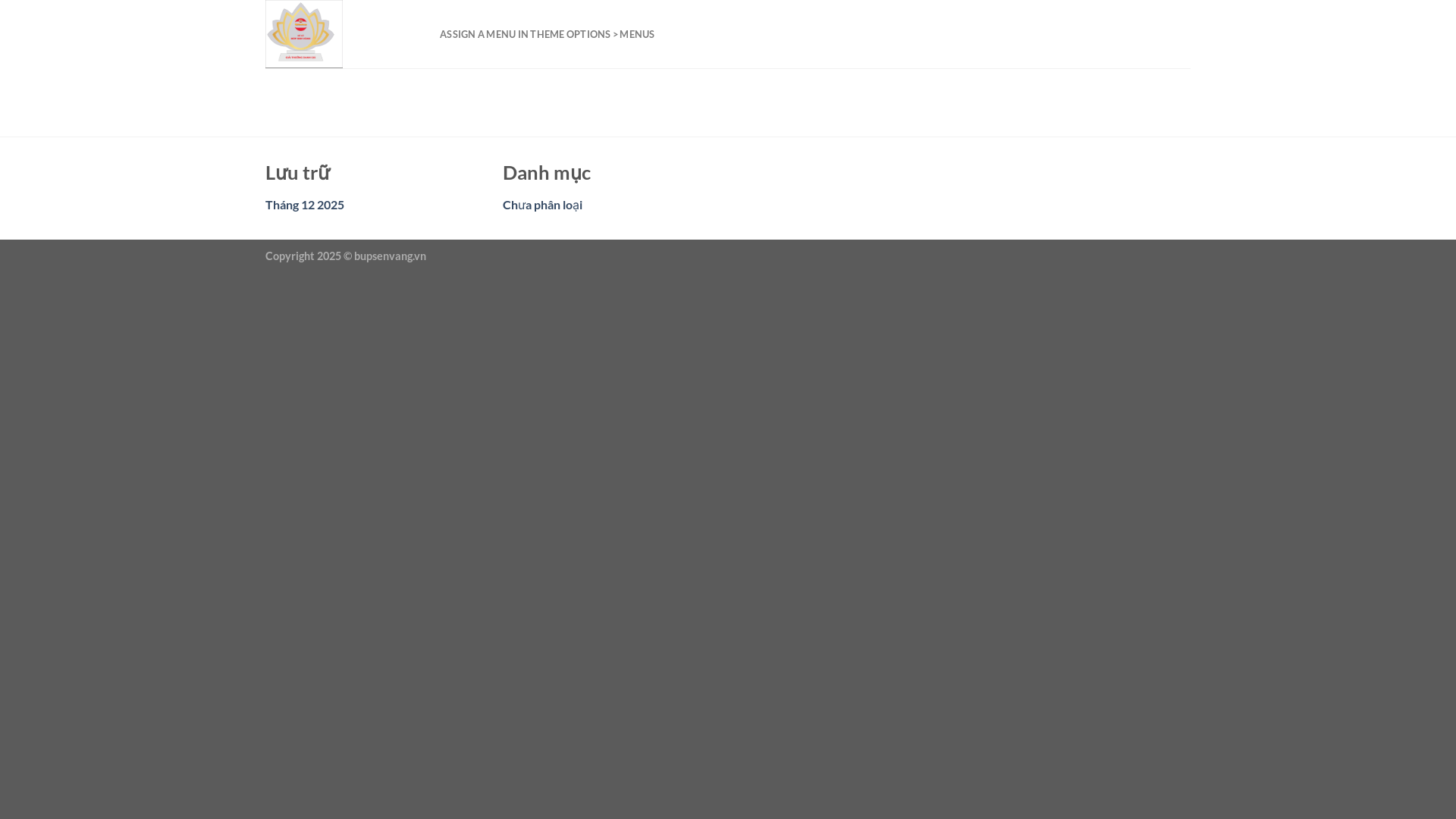 website screenshot of https://bupsenvang.vn/
