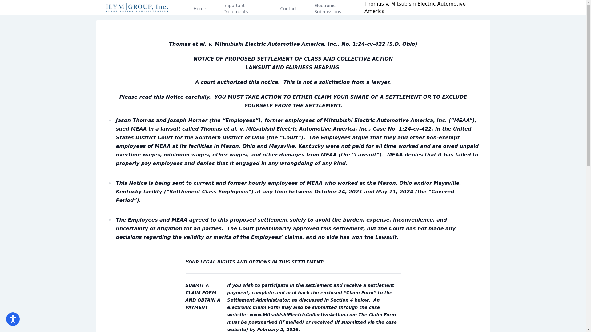 website screenshot of https://meaacollectiveaction.com/