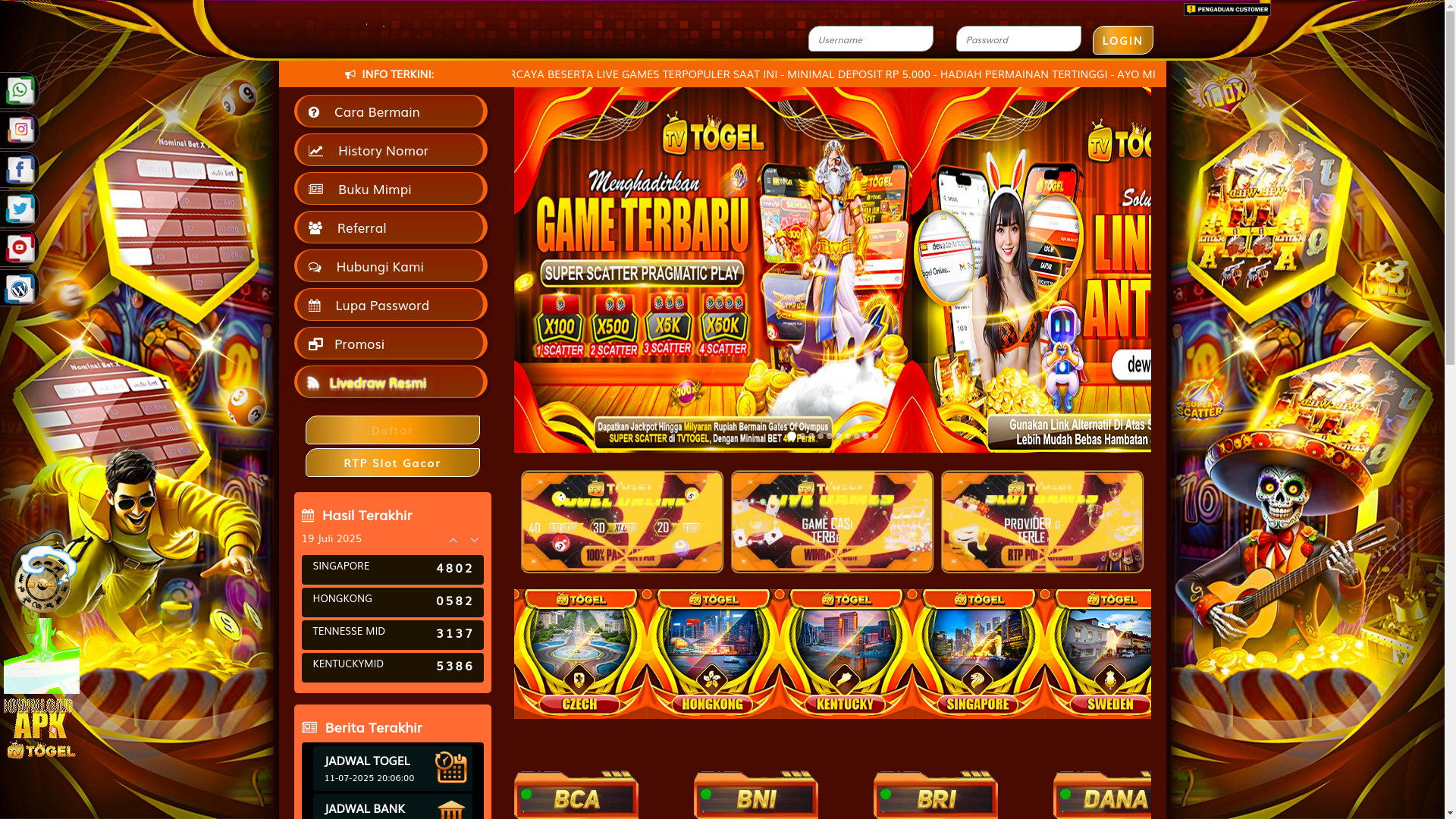 website screenshot of https://tvtogel459.live/