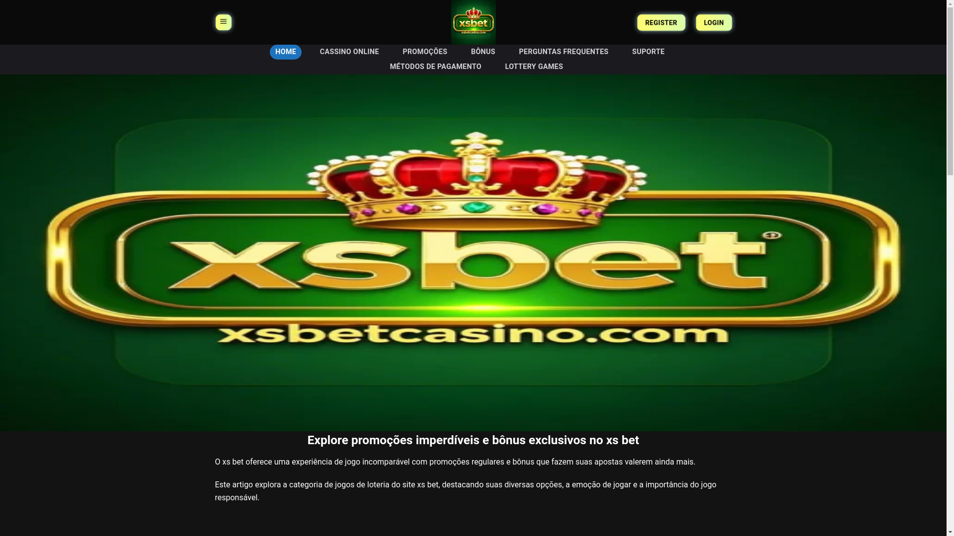 website screenshot of https://xsbetcasino.com/