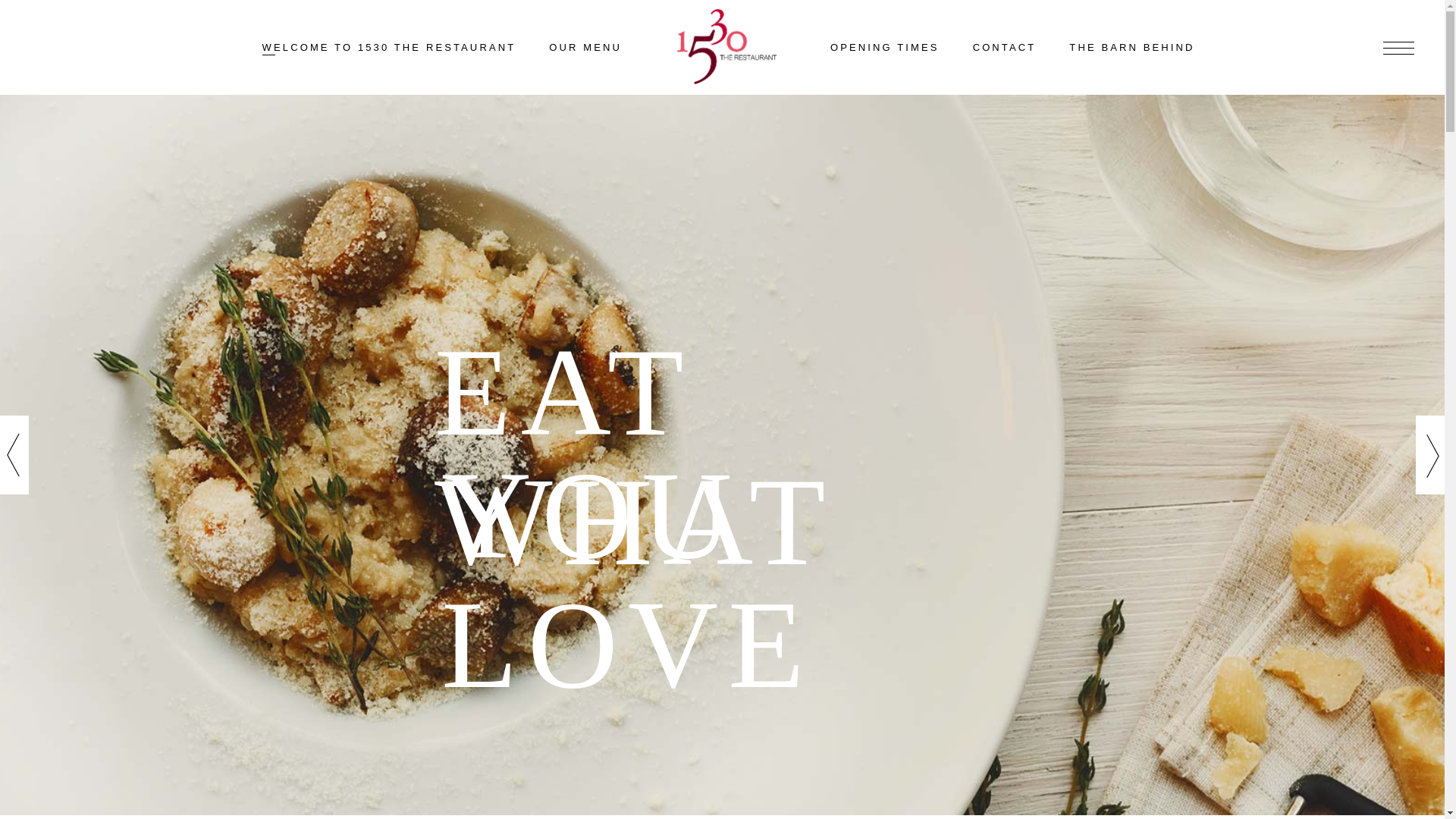 website screenshot of http://www.1530therestaurant.co.uk/
