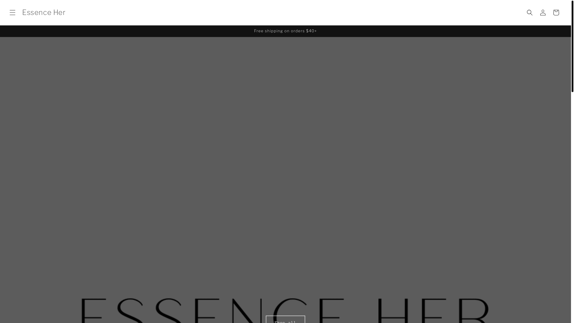 website screenshot of https://essenceher.com/