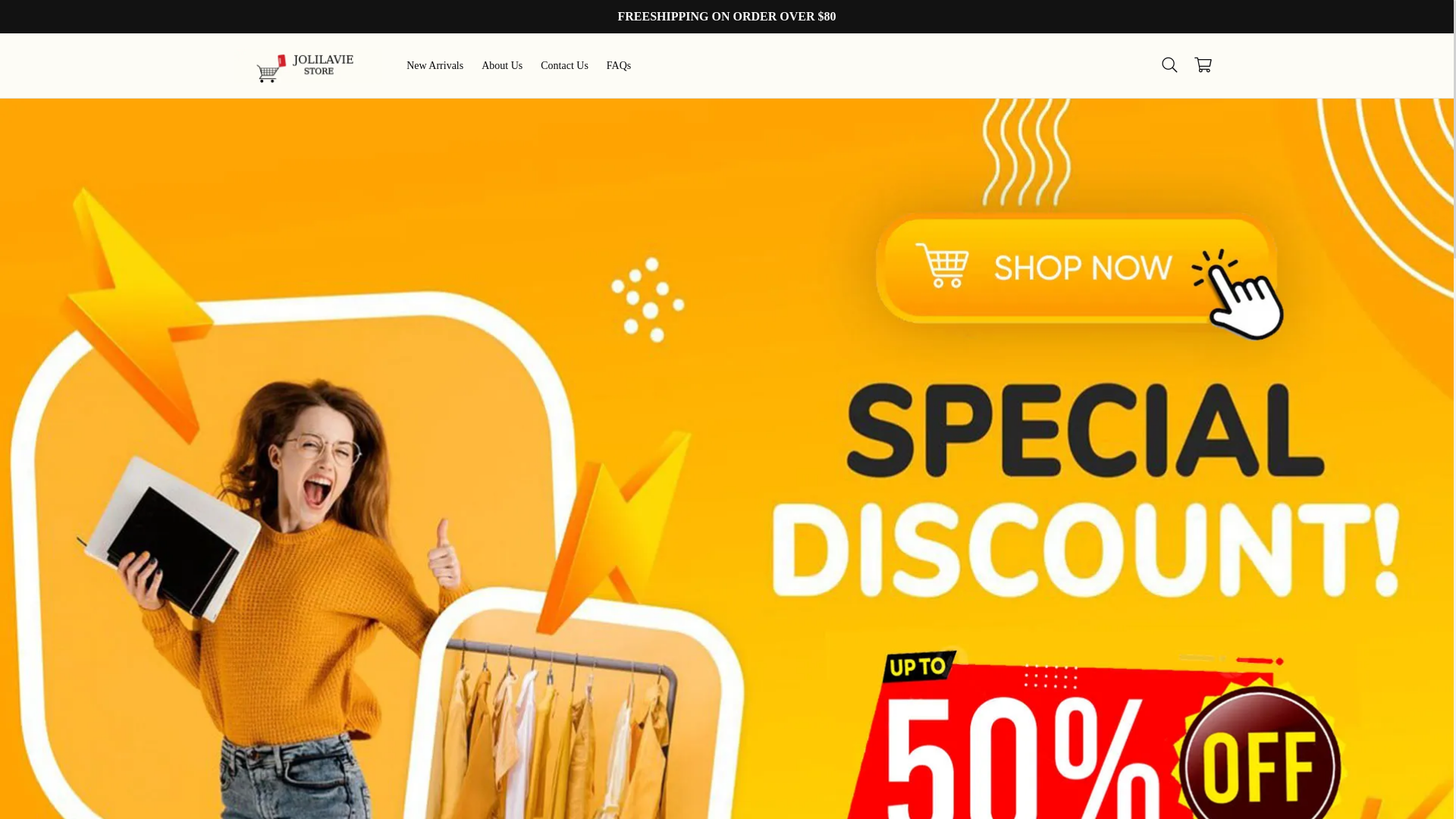 website screenshot of https://jolilavie.com/