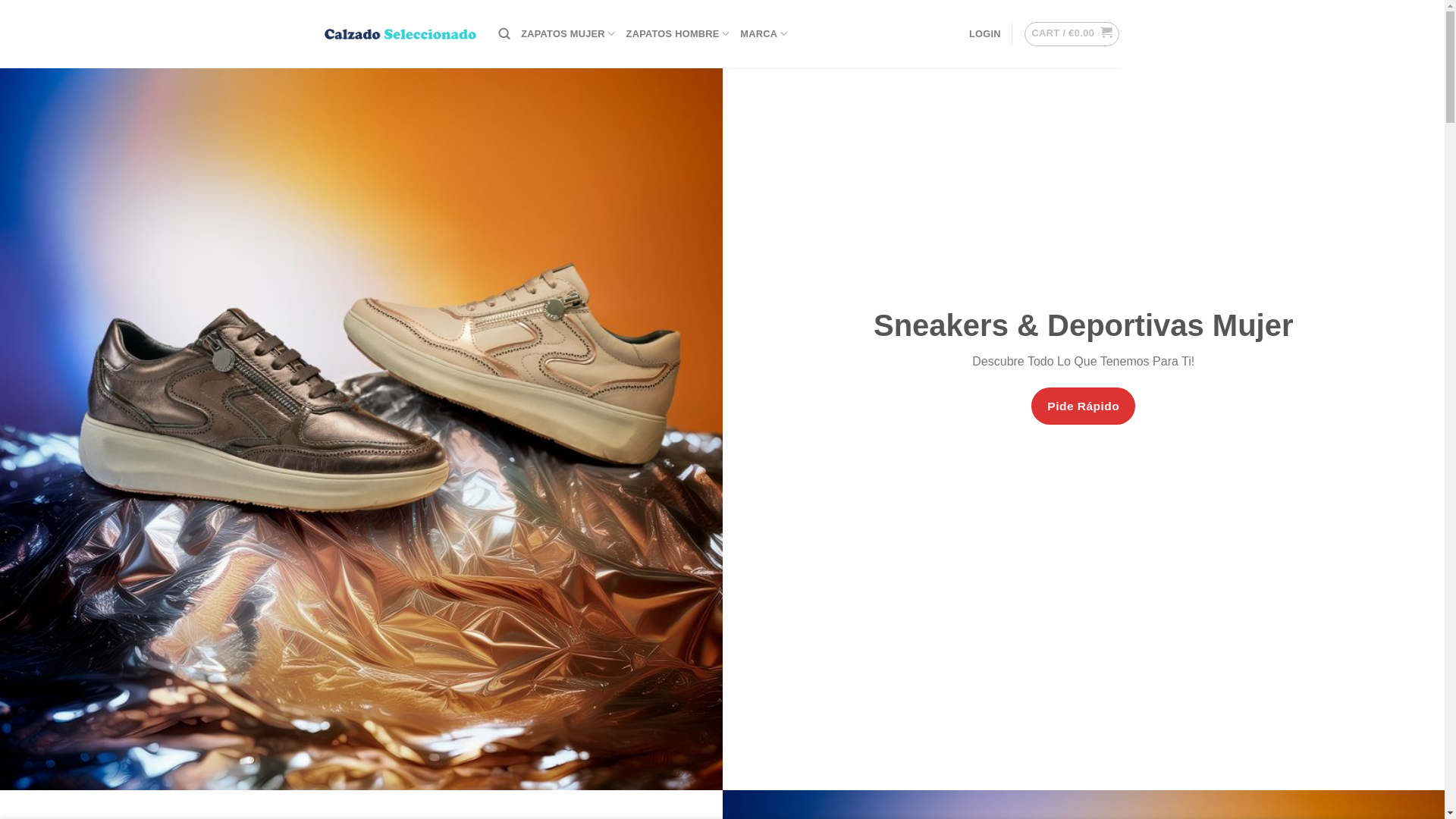 website screenshot of https://calzadoseleccionado.com/
