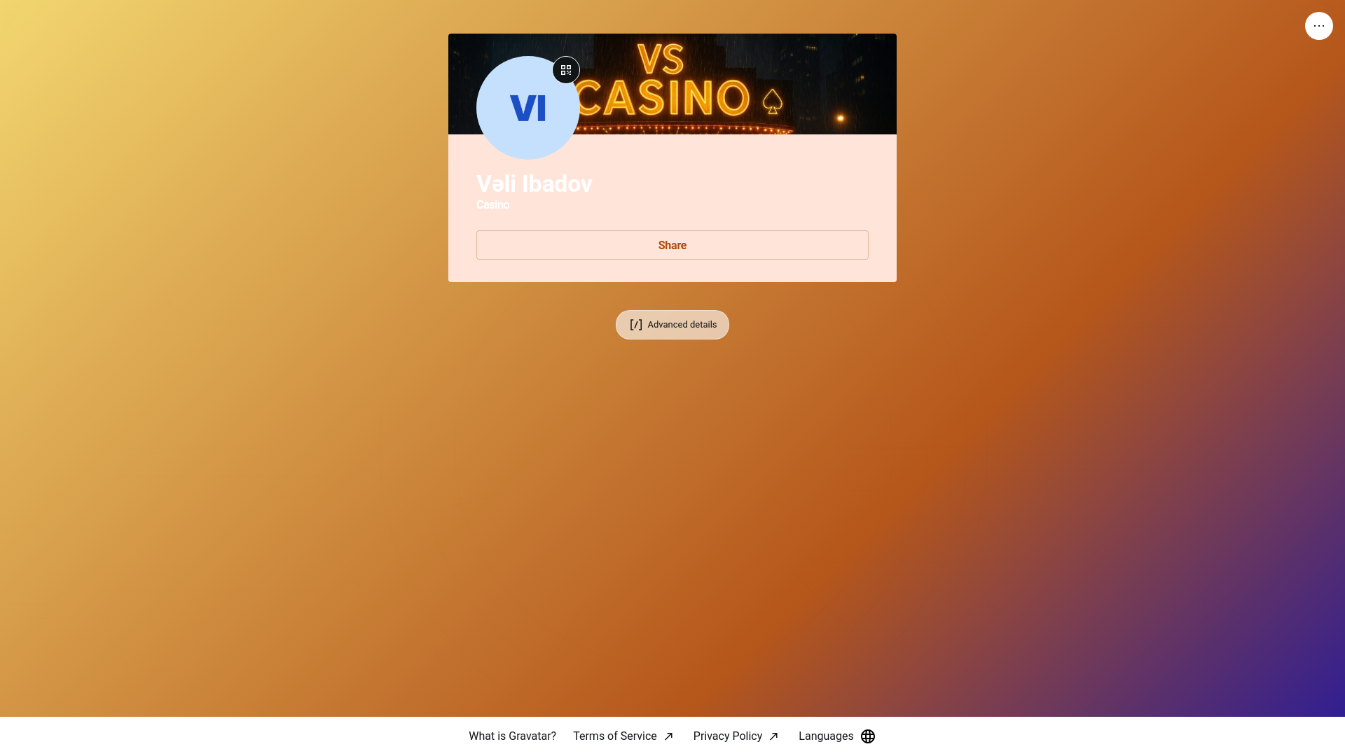 website screenshot of https://vskazino.link/