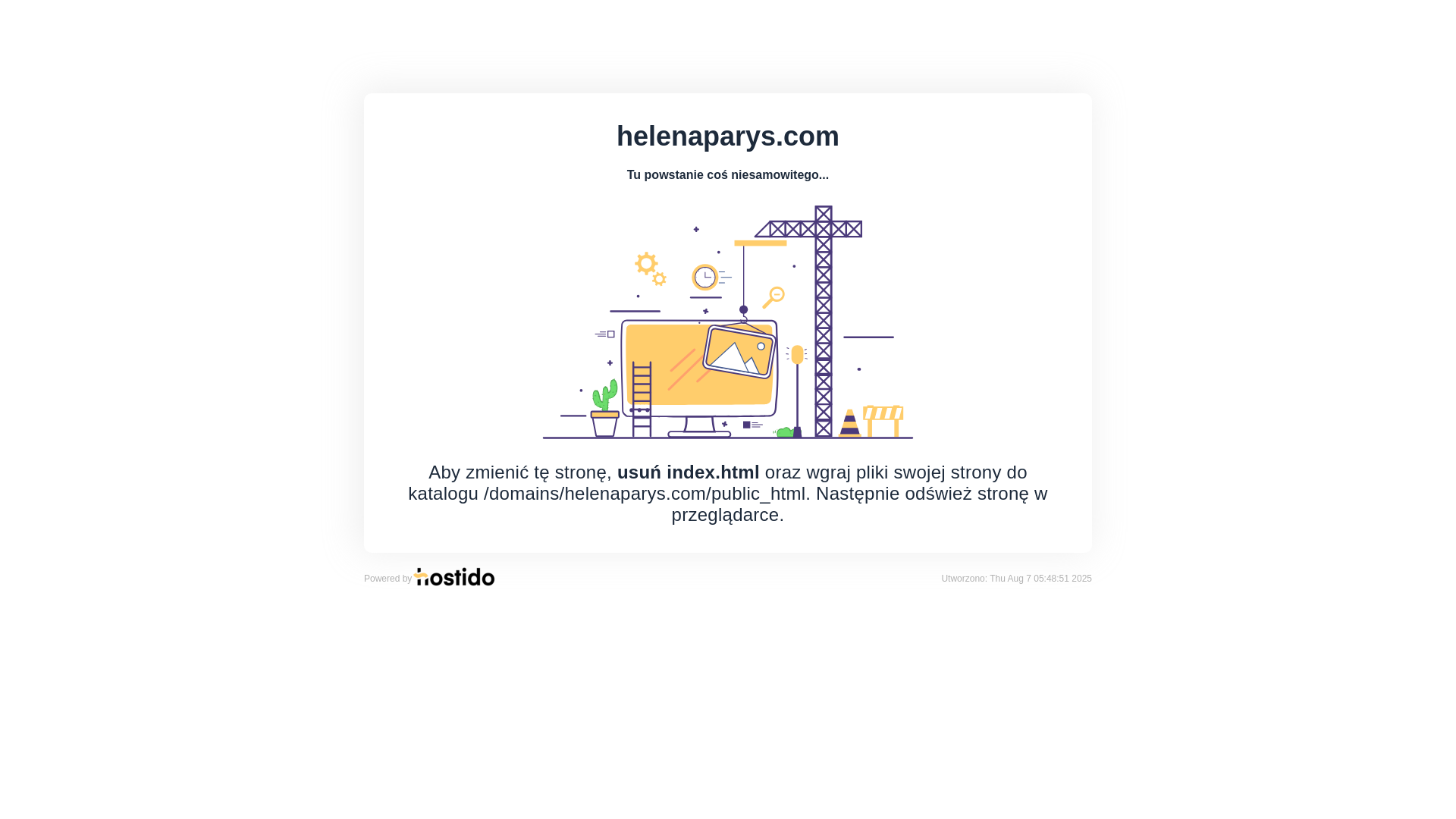 website screenshot of https://helenaparys.com/