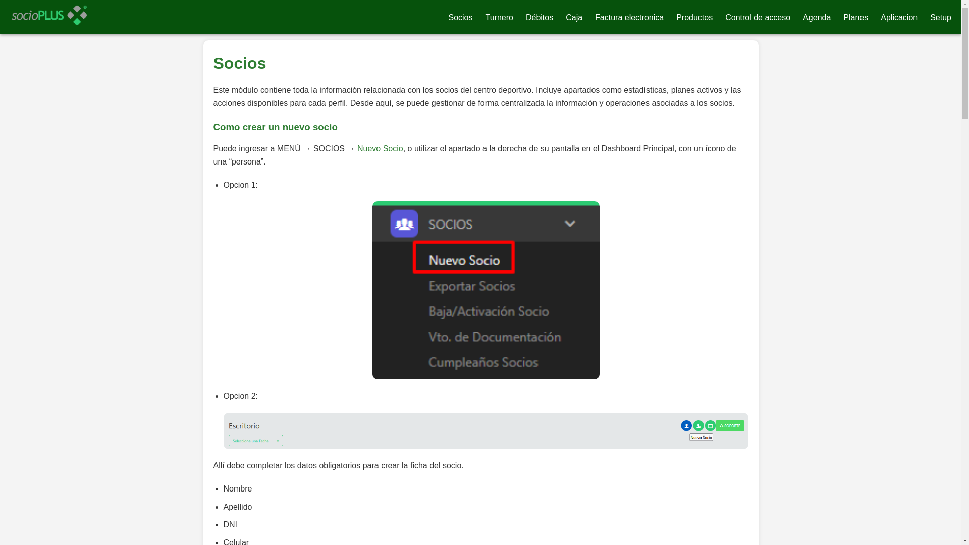 website screenshot of https://documentacionsocioplus.pages.dev/