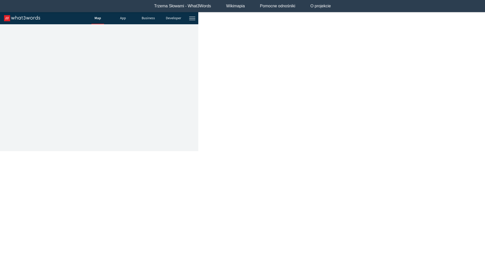 website screenshot of https://trzemaslowami.pl/