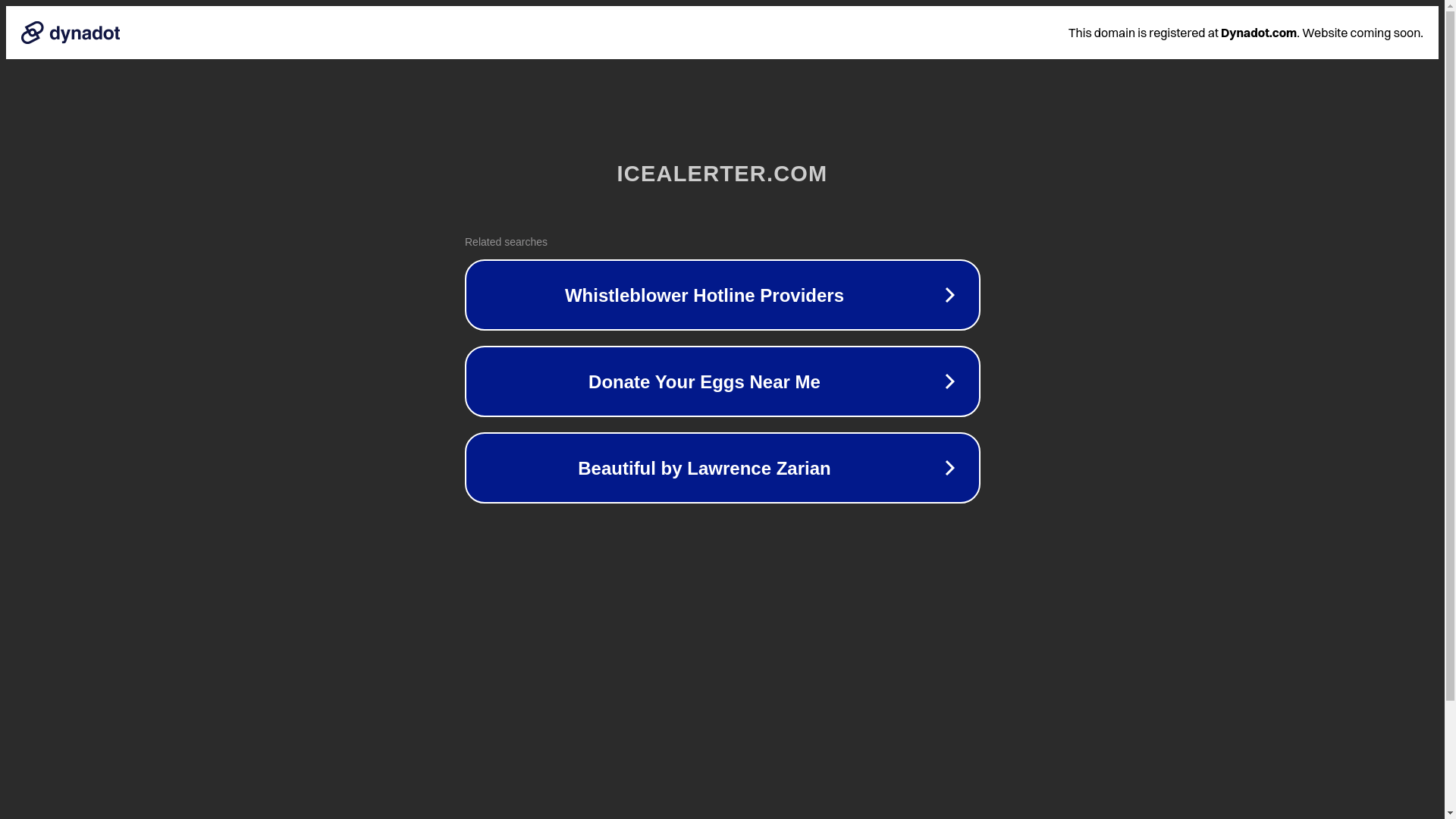 website screenshot of https://icealerter.com/