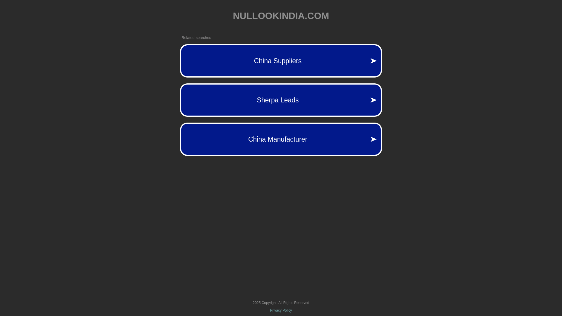 website screenshot of https://nullookindia.com/