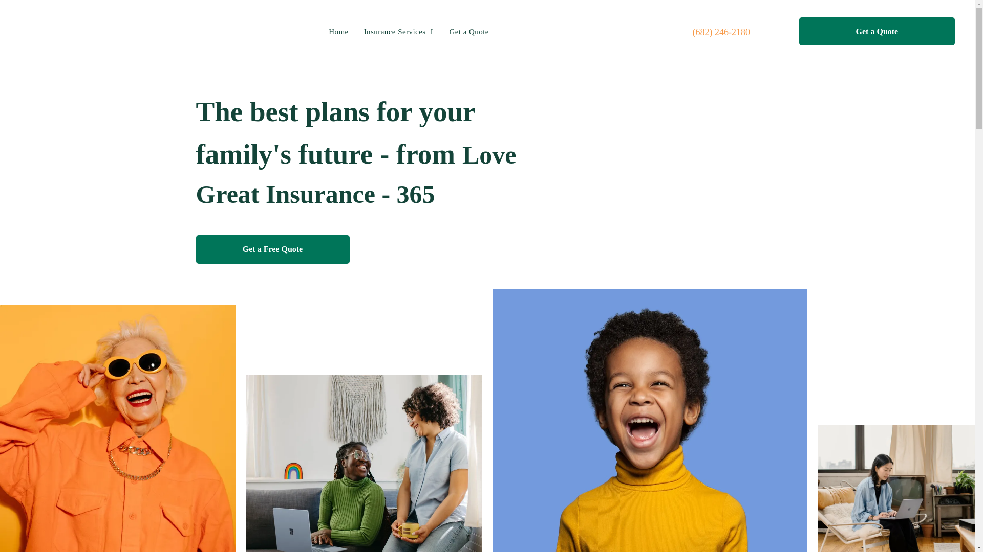 website screenshot of https://lovegreatinsurance365.com/