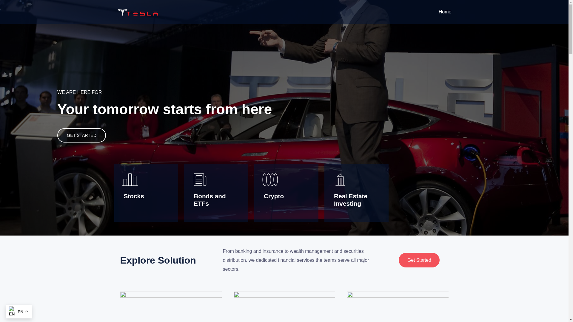 website screenshot of https://tesllastk.com/