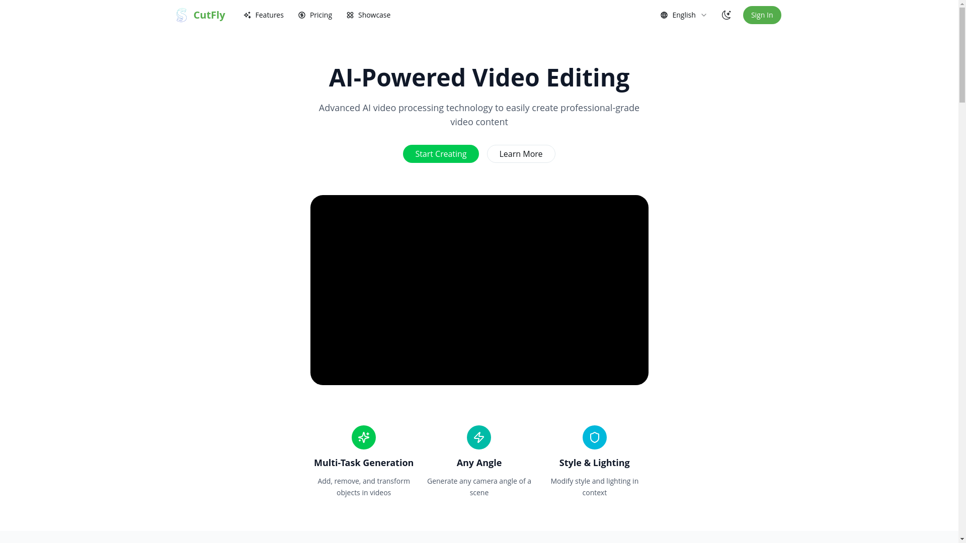 website screenshot of https://cutfly.app/