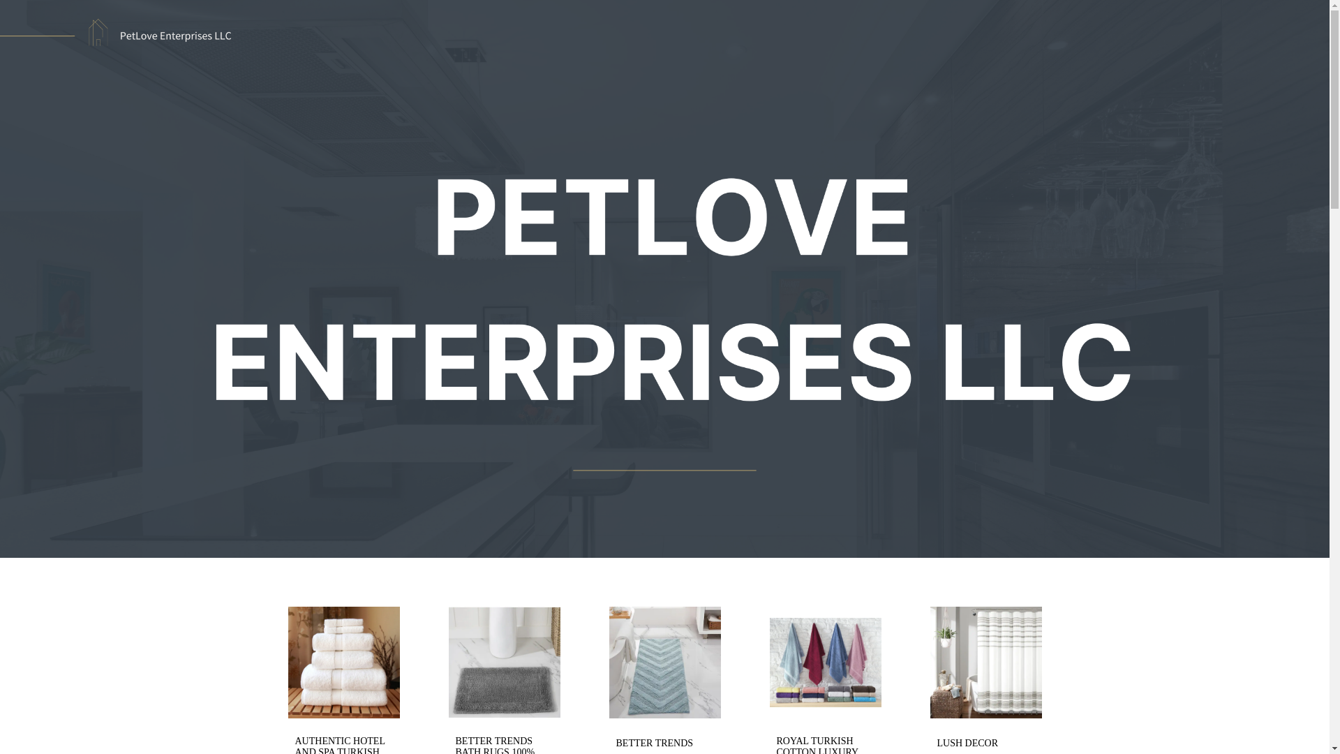 website screenshot of https://petloveenterprisesllc.com/