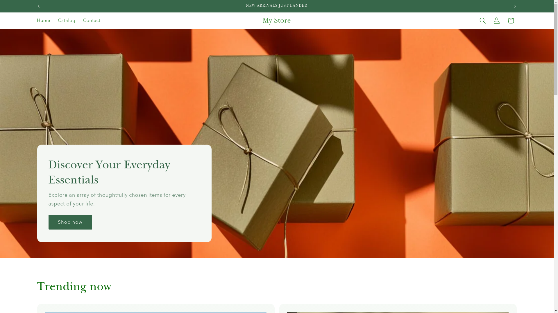 website screenshot of https://shopnuvia.org/