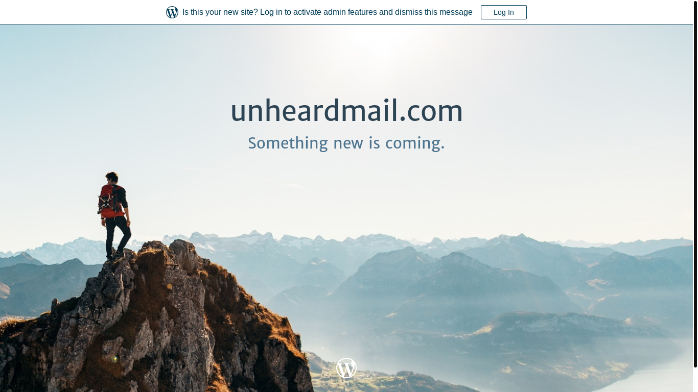website screenshot of https://unheardmail.com/