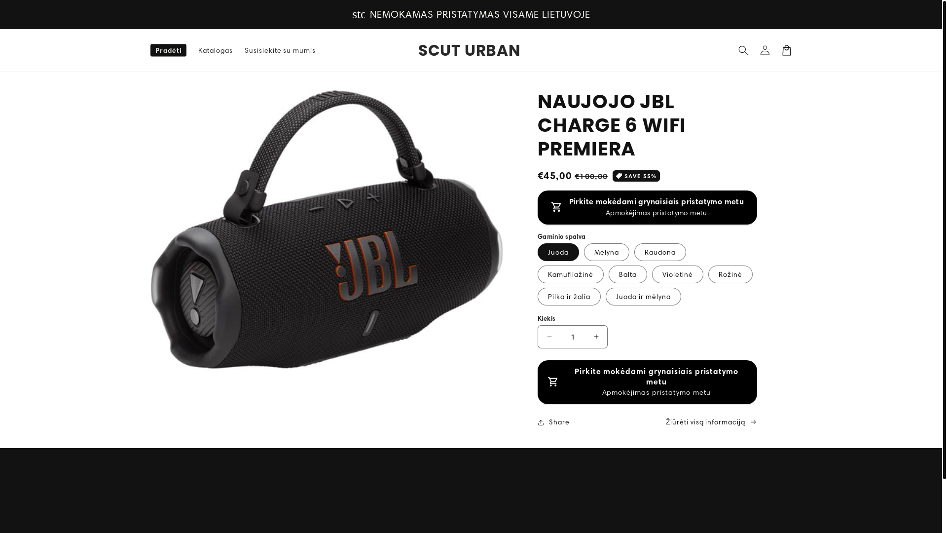 website screenshot of https://parduotuve24.shop/