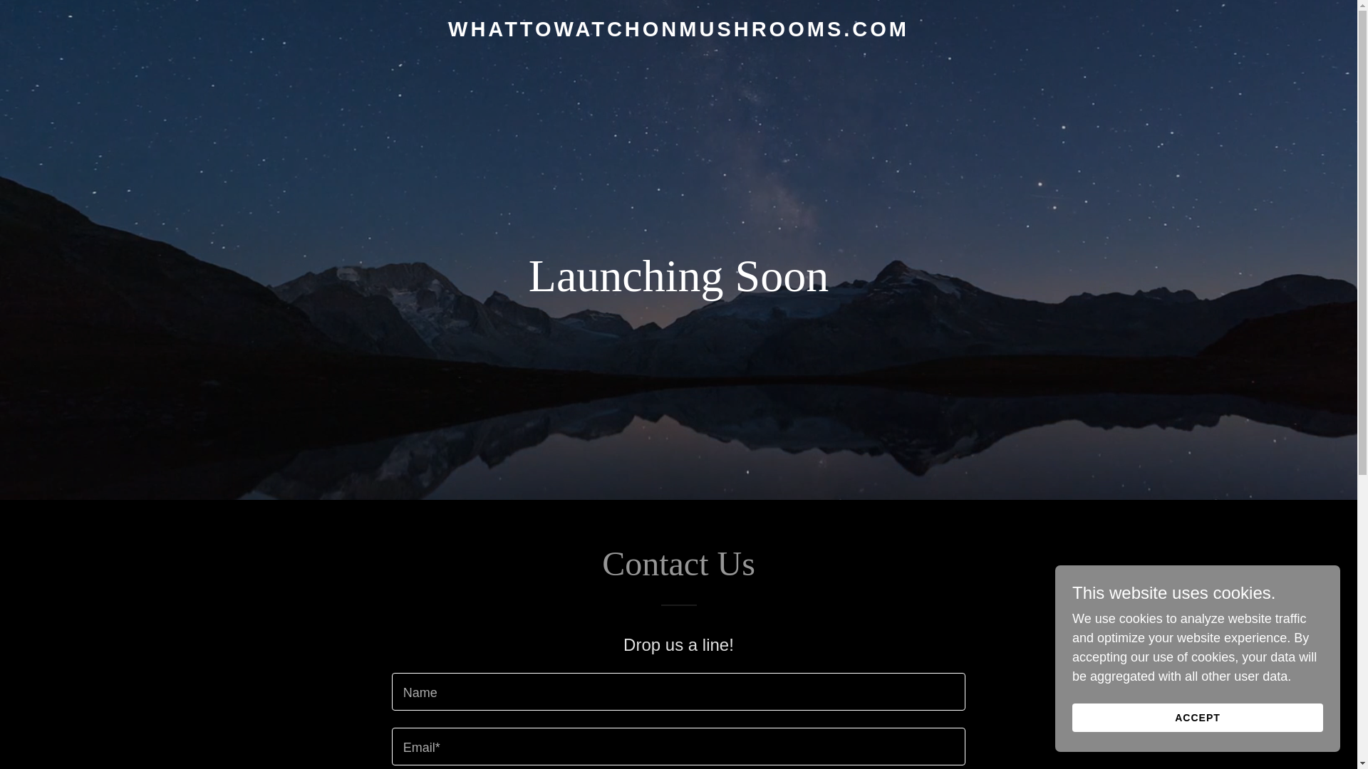 website screenshot of https://whattowatchonmushrooms.com/