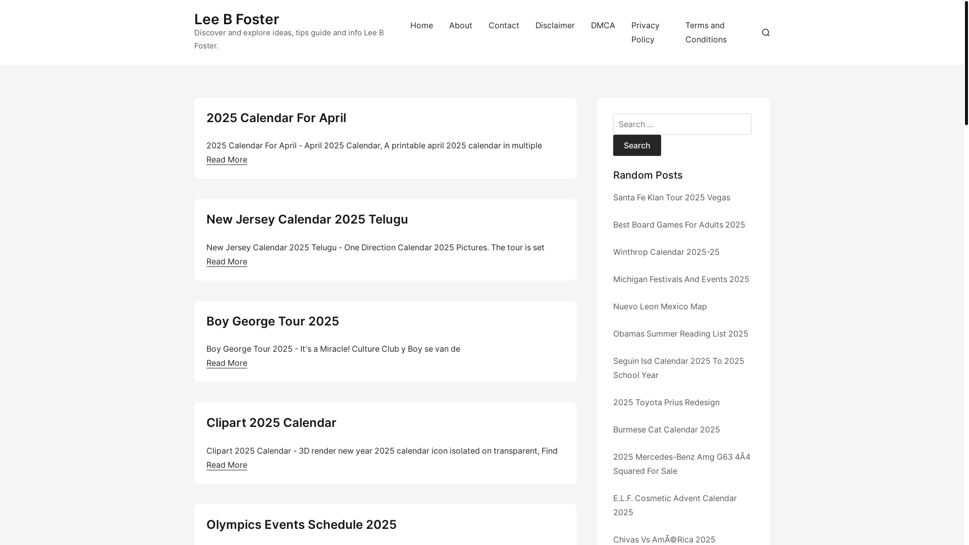 website screenshot of https://leebfosters.pages.dev/