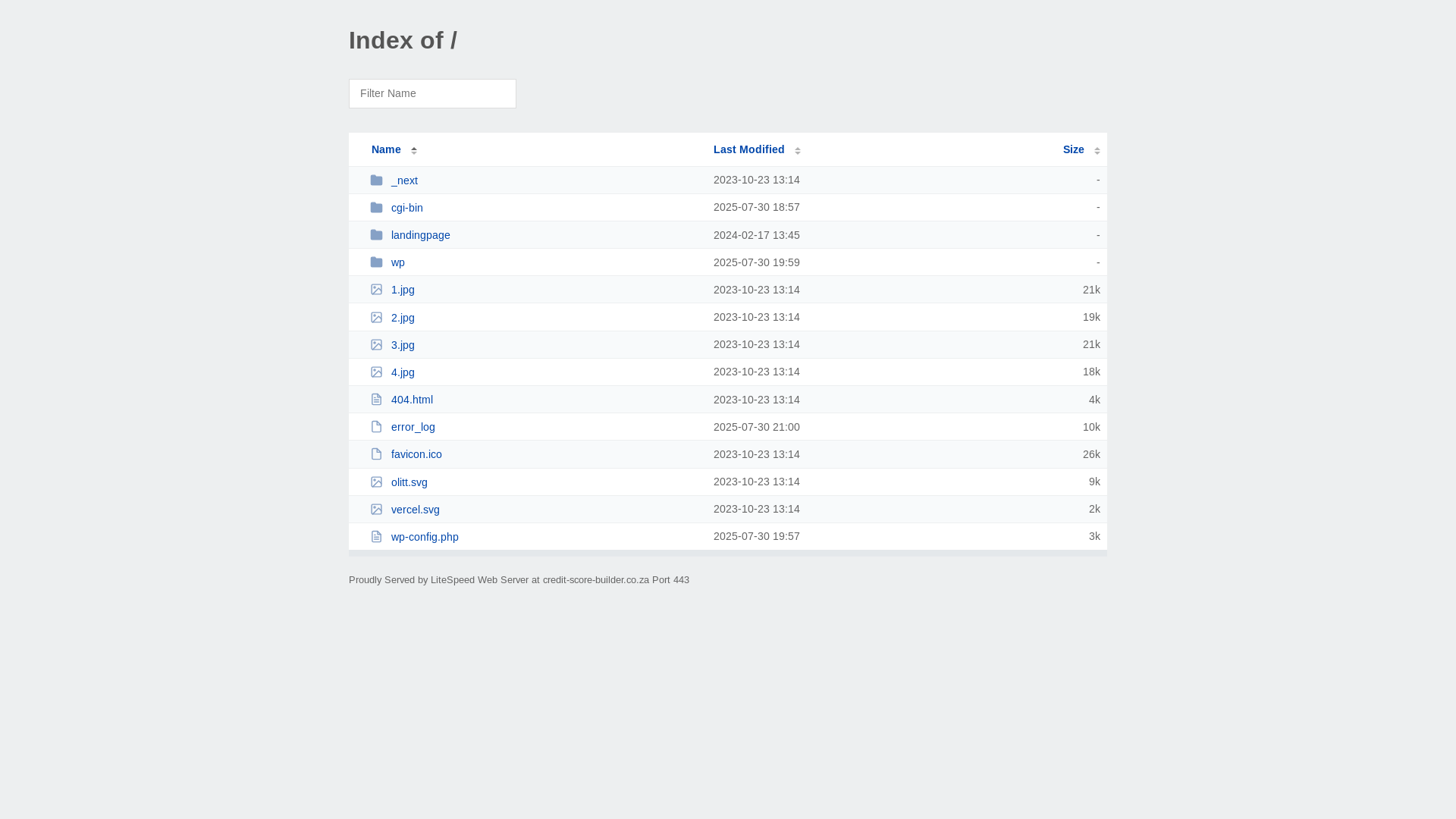 website screenshot of https://credit-score-builder.co.za/