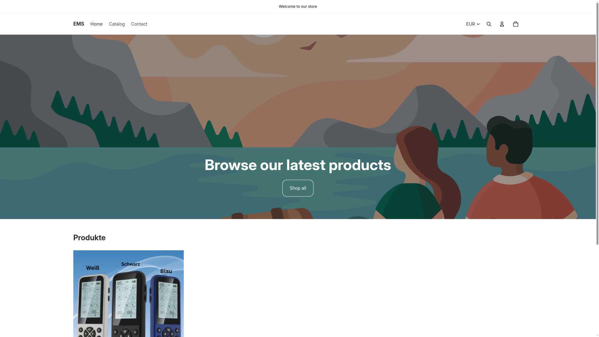 website screenshot of https://nexmann.de/