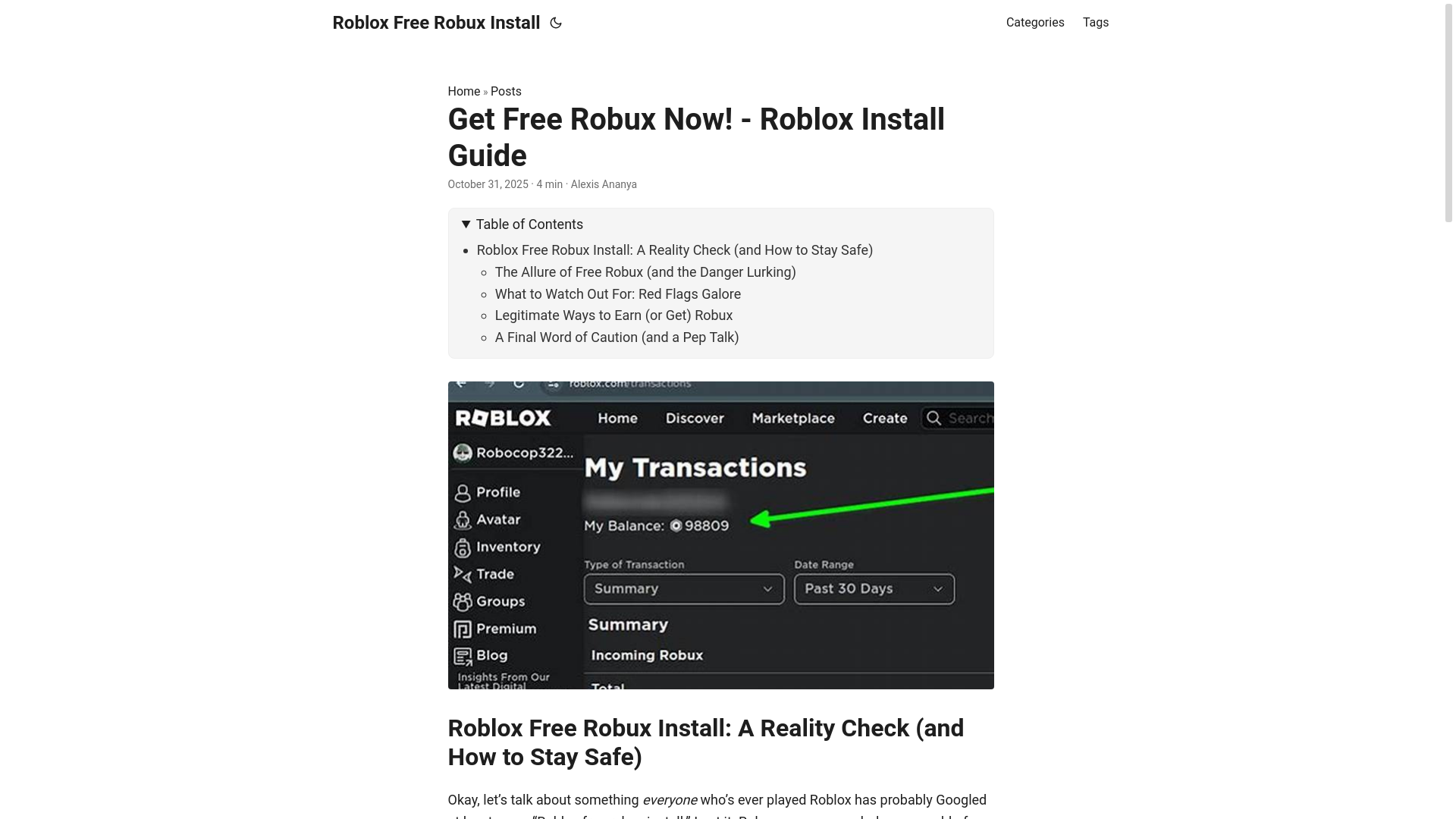 website screenshot of https://roblox-free-robux-install.pages.dev/