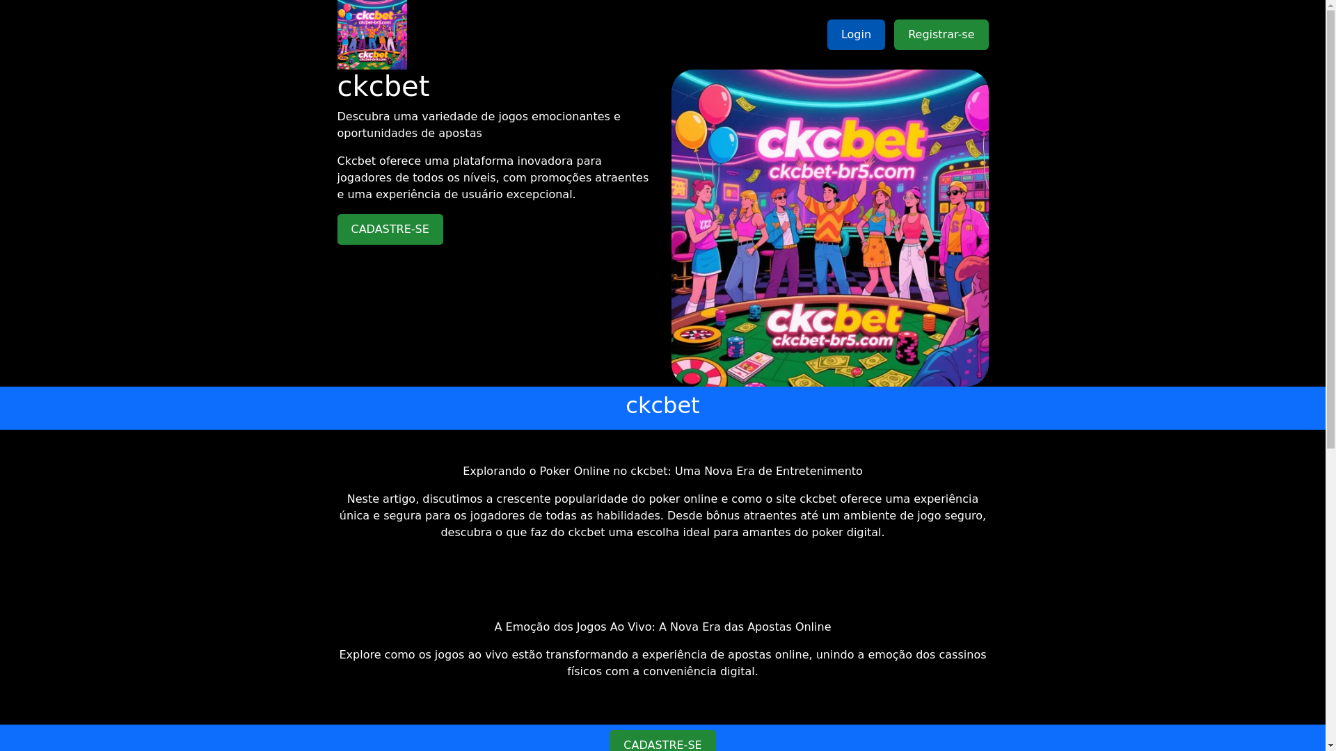 website screenshot of https://ckcbet-br5.com/
