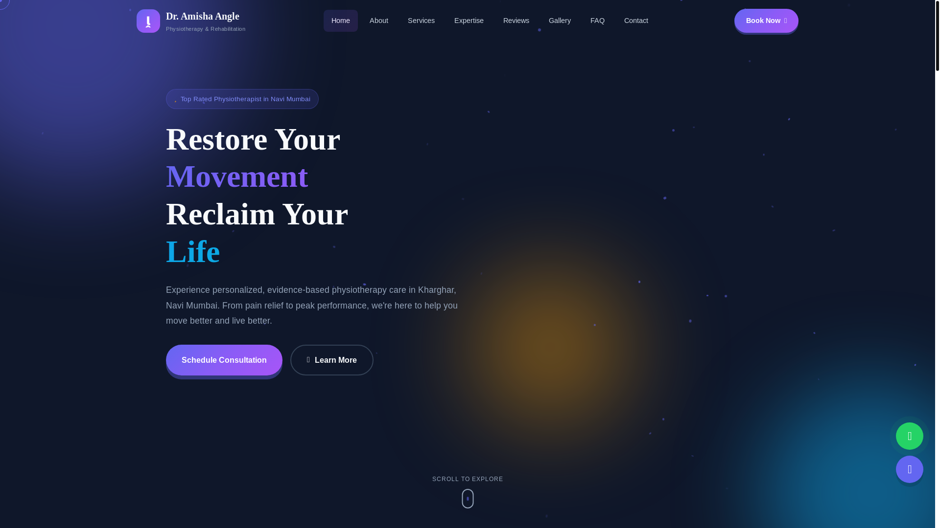 website screenshot of https://amishaangle.pages.dev/